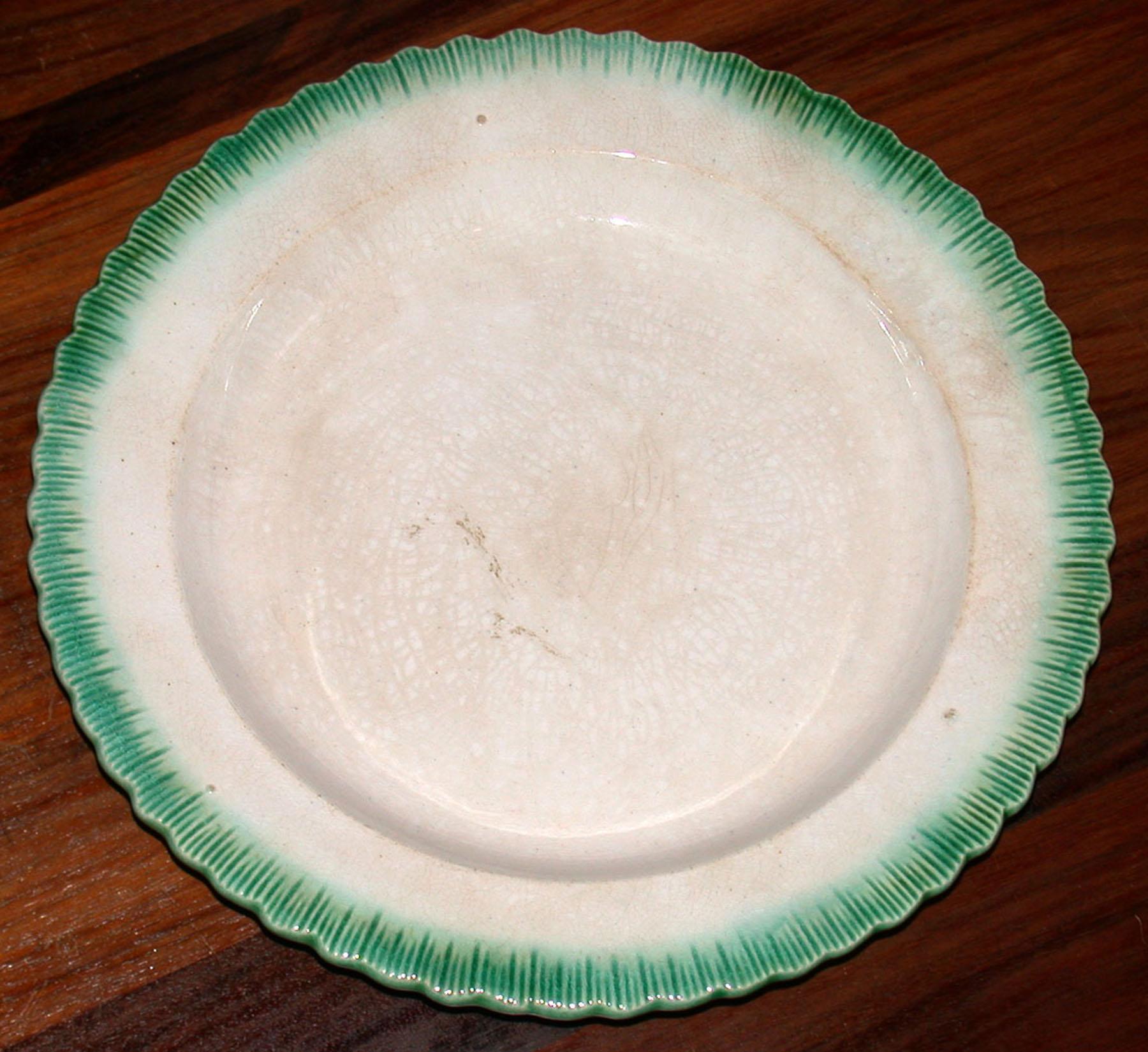 1969.0332.002 Pearlware Dillon plate