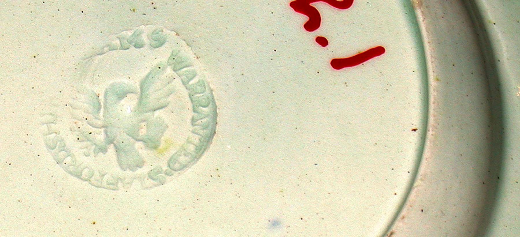 1969.0342.001 Small Adams plate (mark)