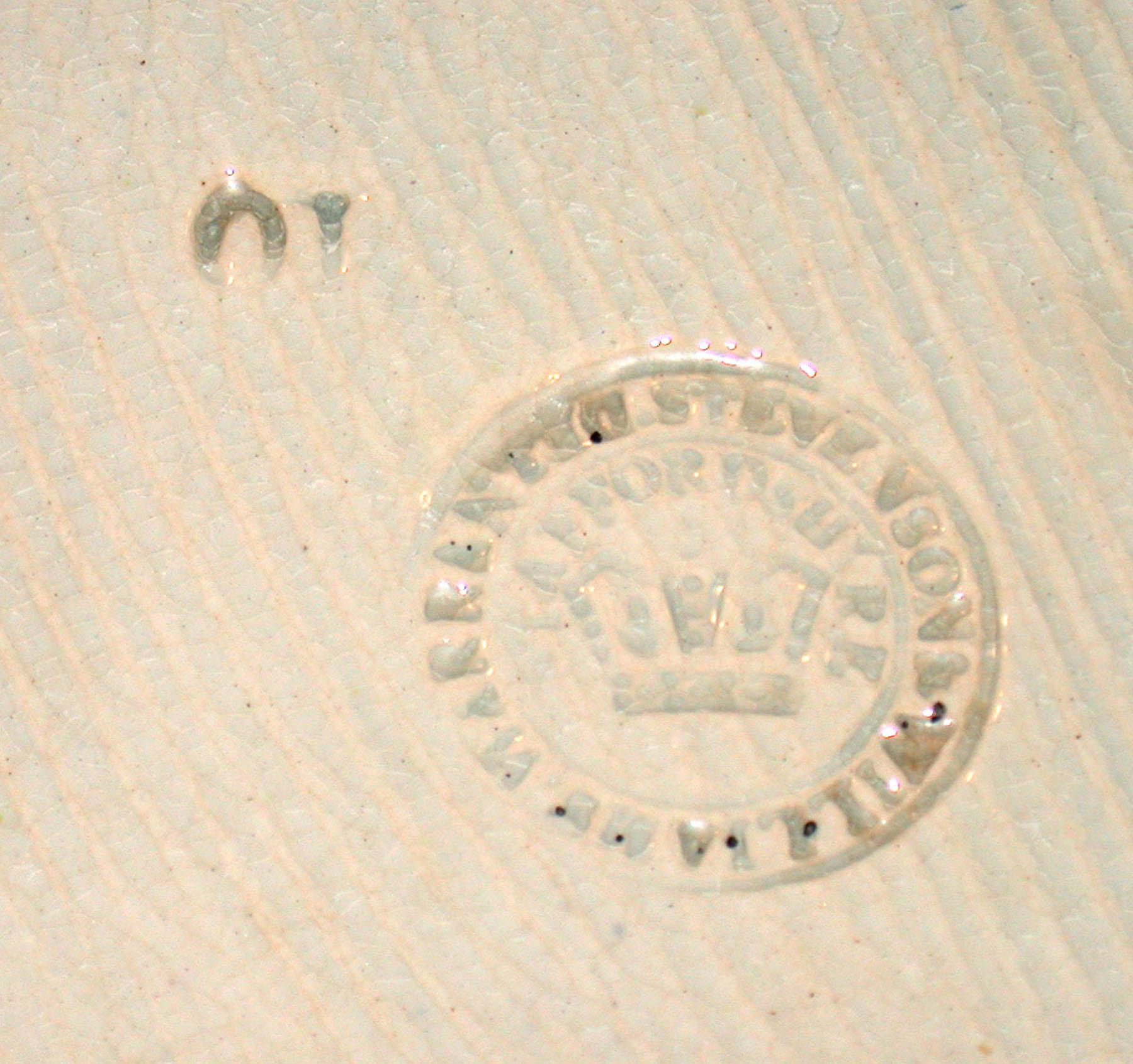 1969.345 Stevenson & Williams dish mark