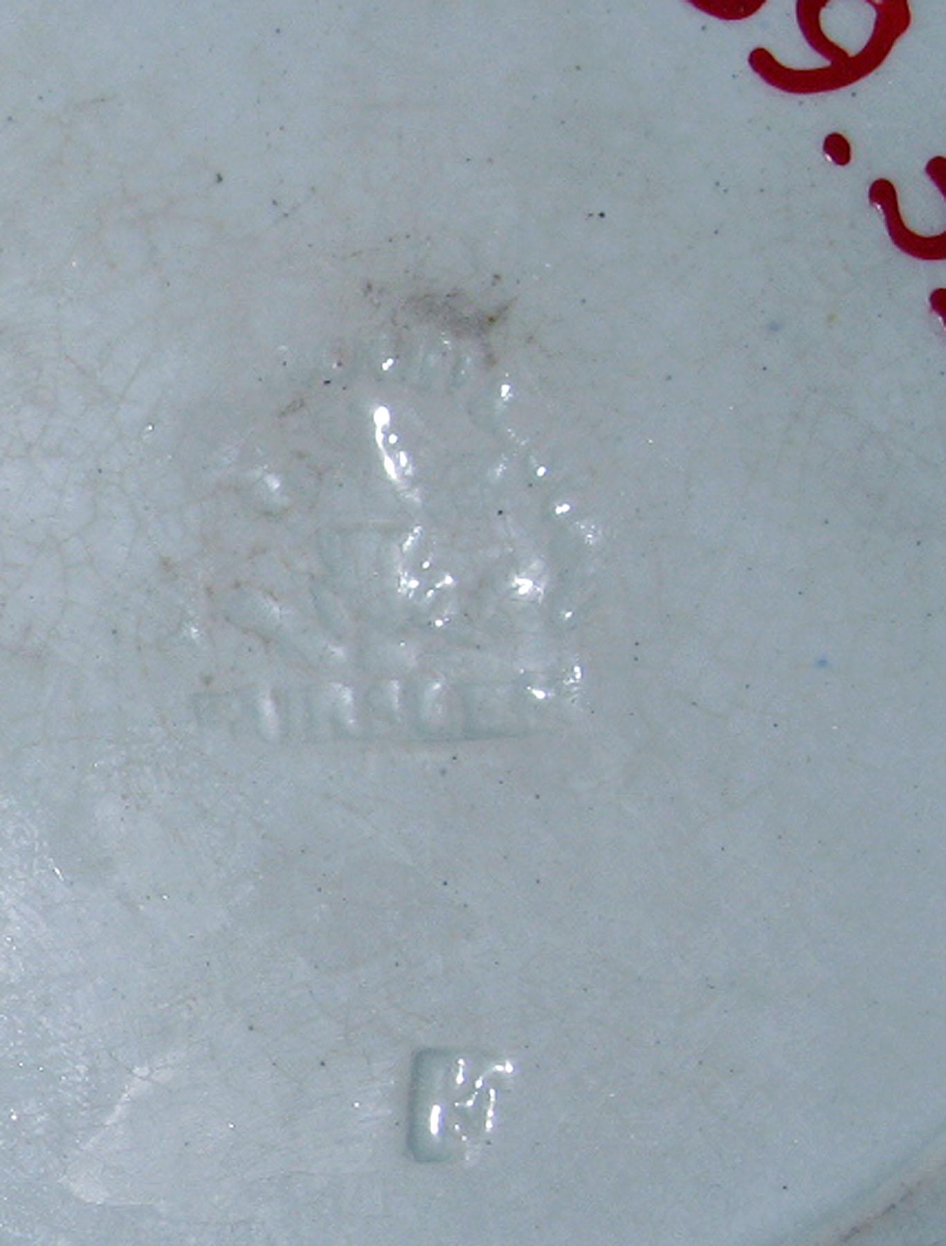 1969.0351.001 Wood pearlware plate (detail)