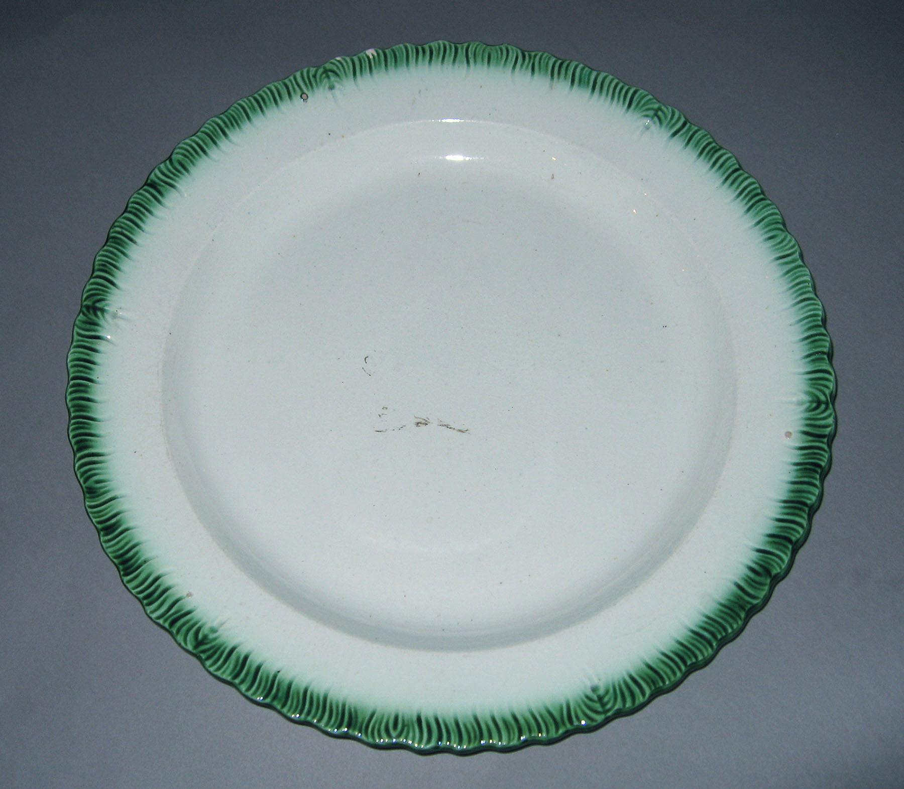 1969.0351.003 Wood pearlware plate