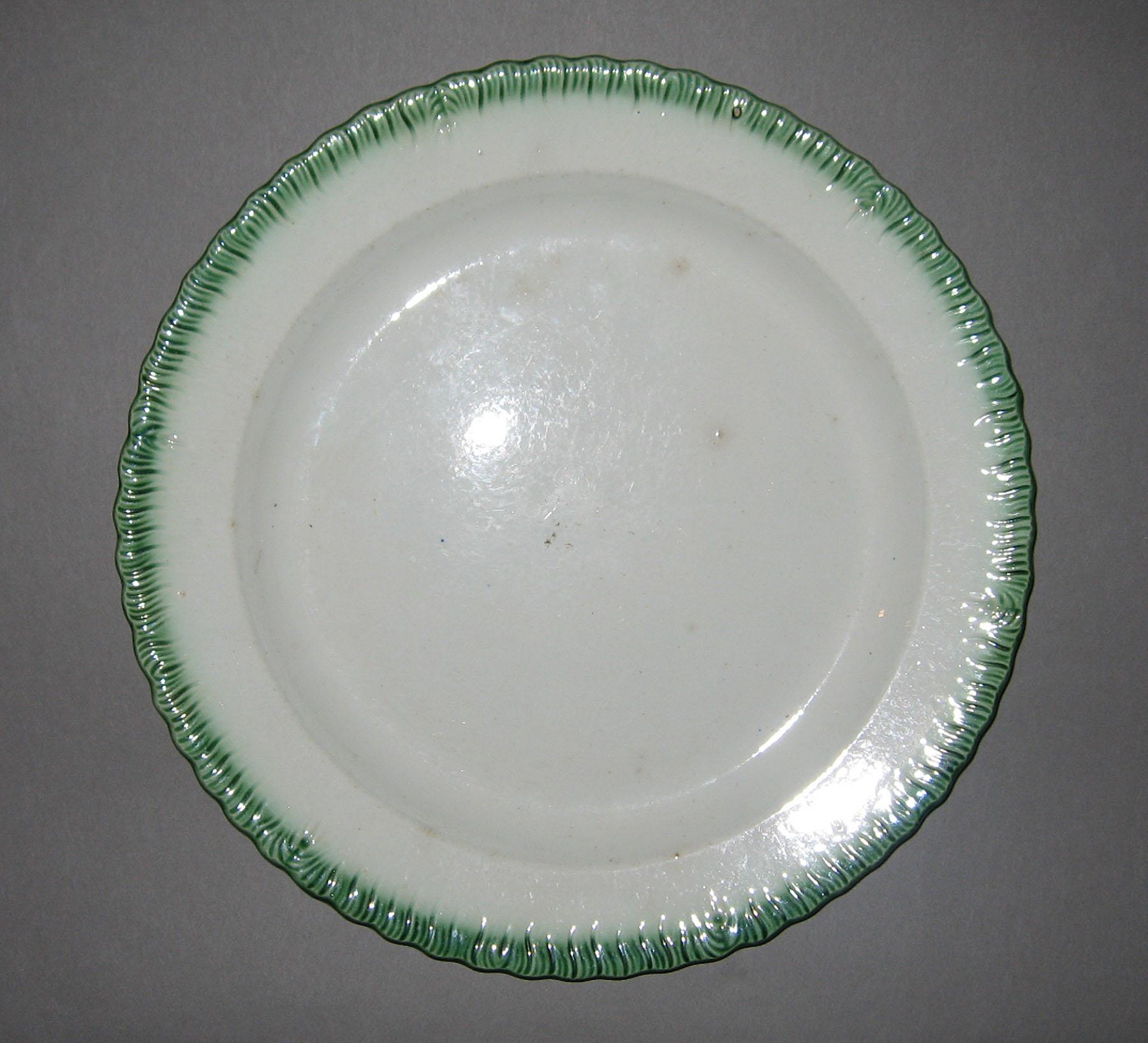 1969.0351.004 Wood pearlware plate