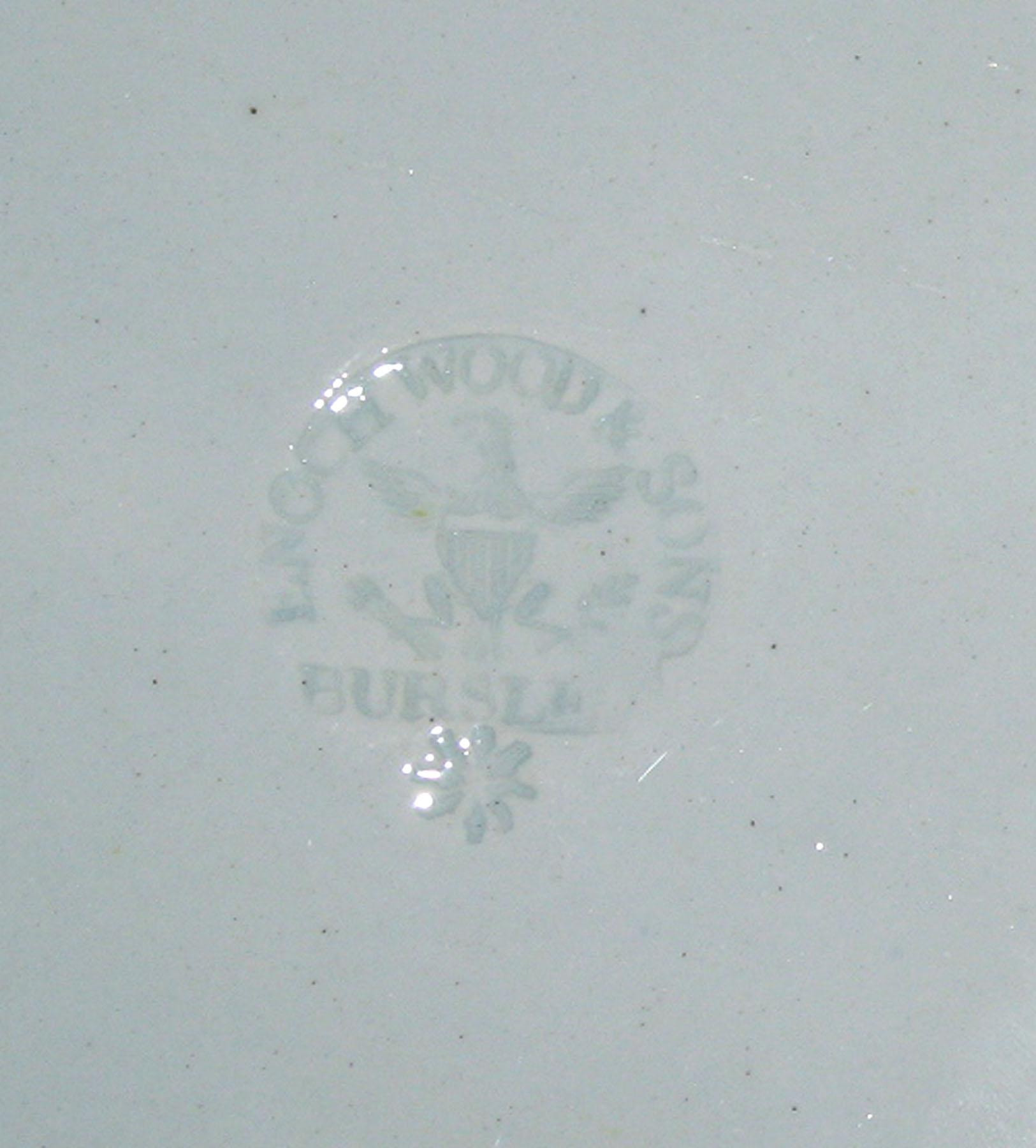 1969.0351.004 Wood pearlware plate (detail)