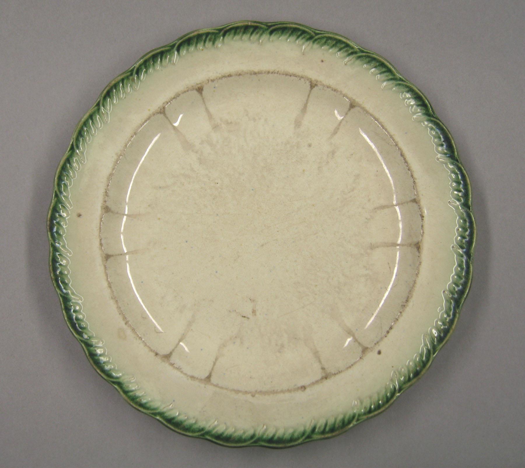 1969.0351.006 Enoch Wood & Sons pearlware plate