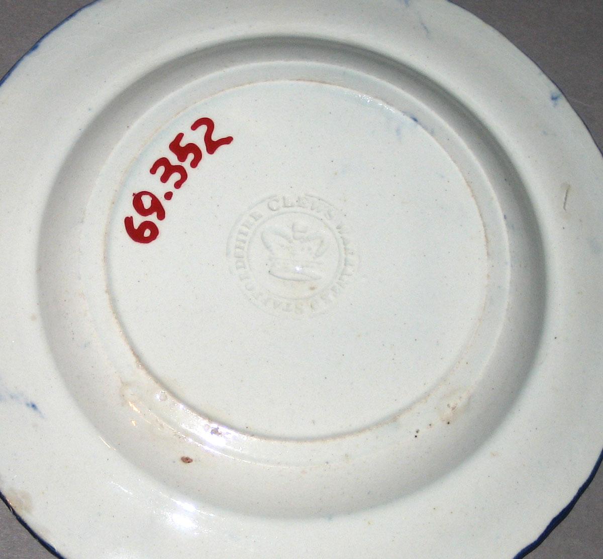 1969.0352 Plate (underside)