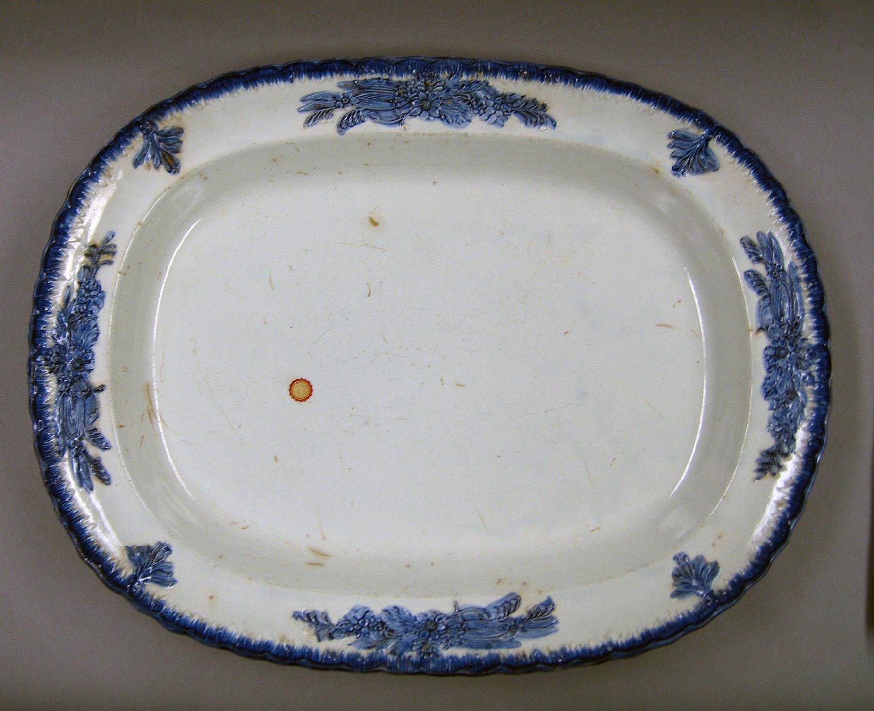 1969.0356.002 A.Stevenson Pearlware Dish