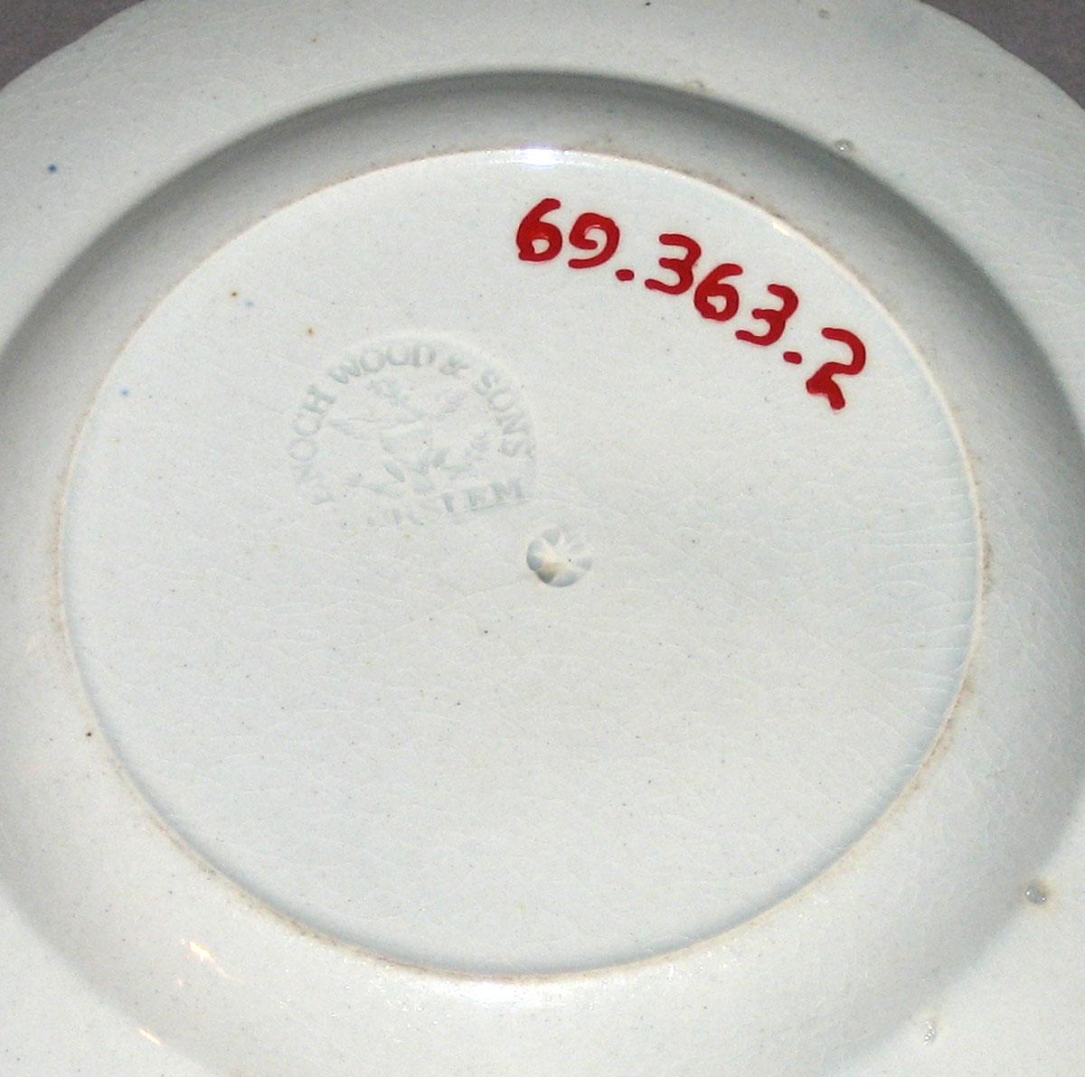 1969.0363.002 Plate (Enoch Wood mark)