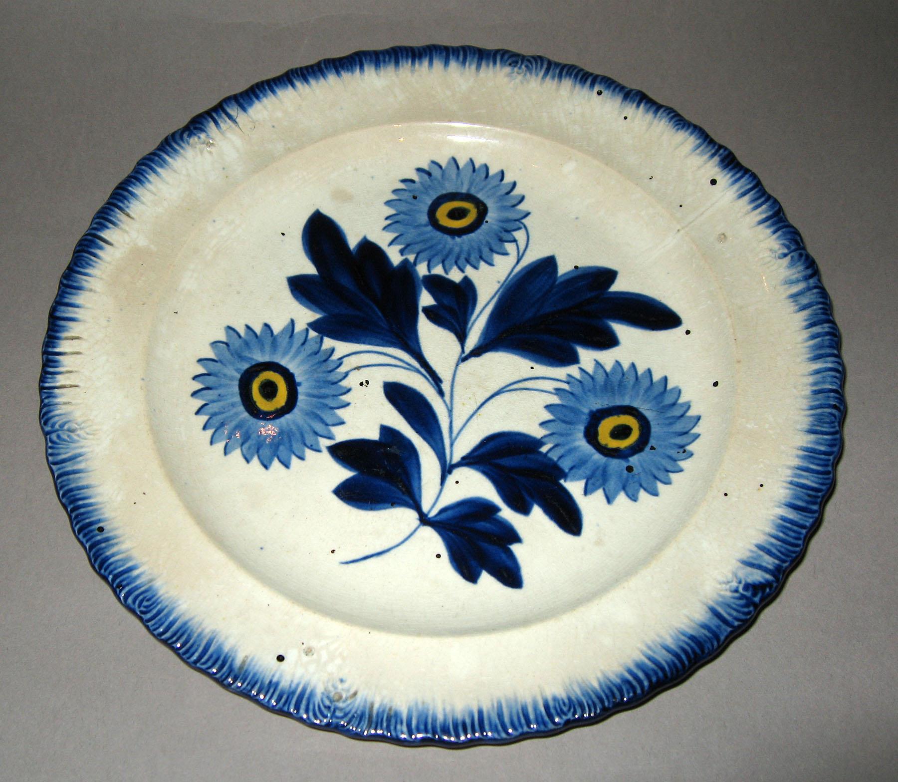 1969.0363.005 Pearlware plate