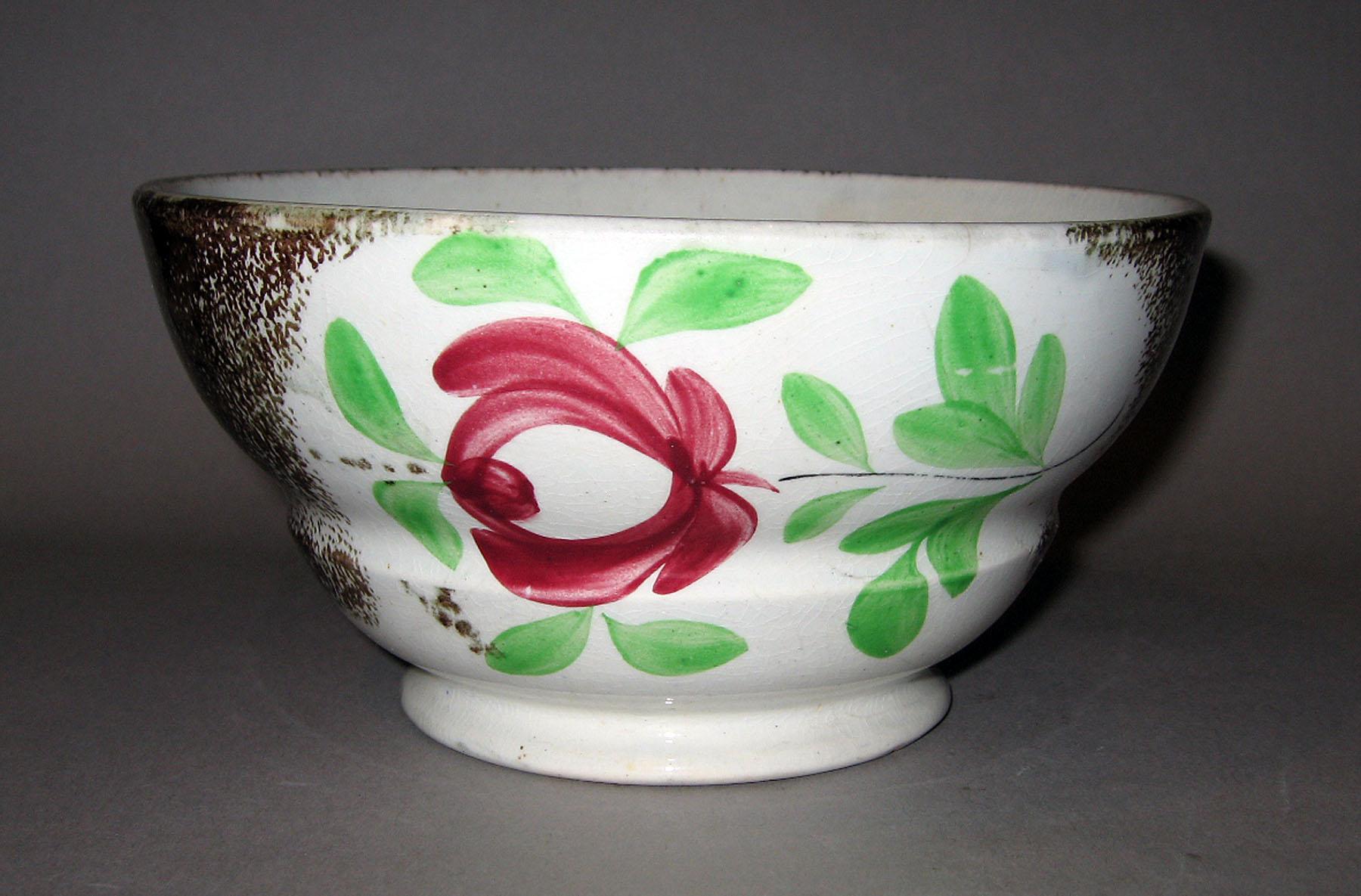 1969.0365 Spatterware bowl