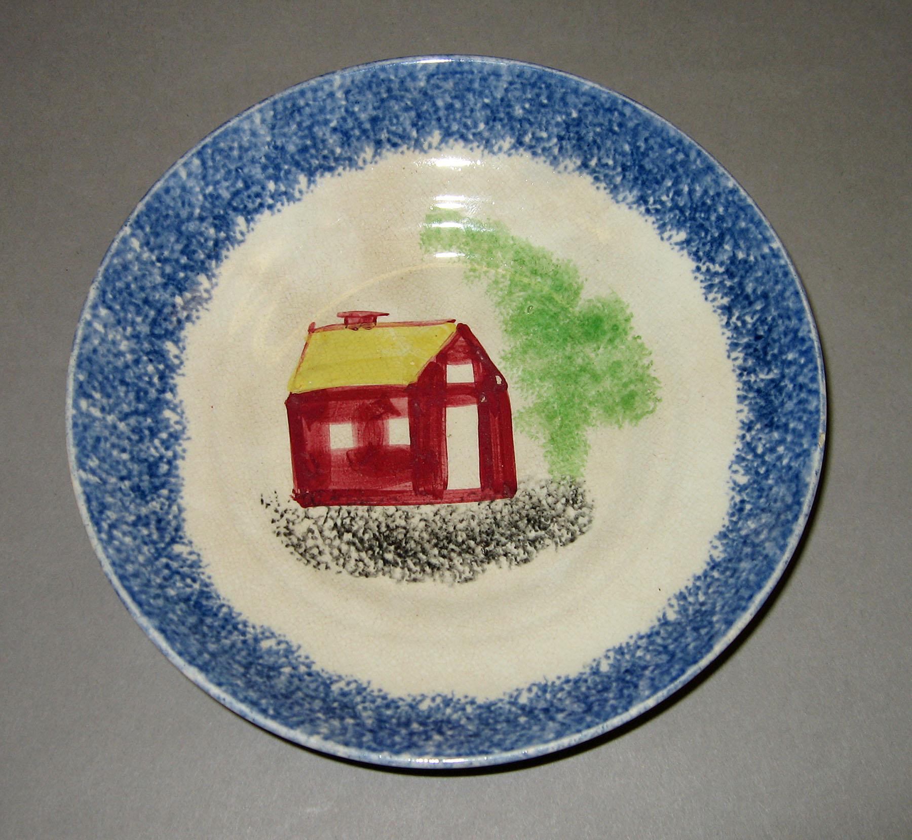 1969.0371.002 Spatterware saucer
