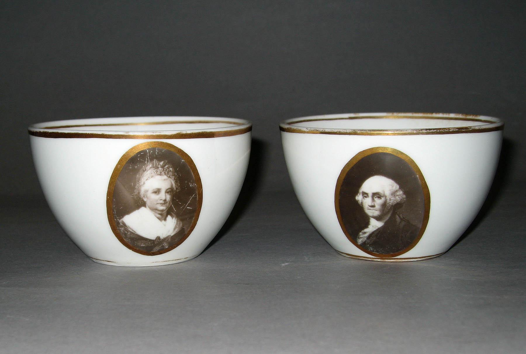 1969.0411.001, .002 Porcelain teacups