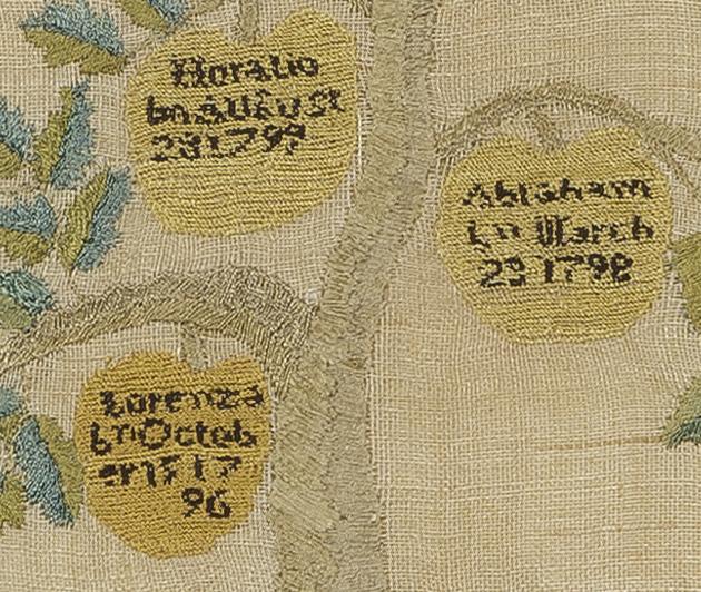 1969.0430 A Sampler, Detail 4