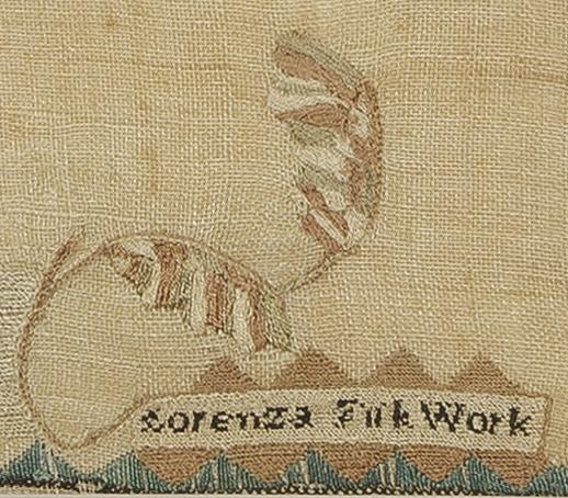 1969.0430 A Sampler, Detail 6
