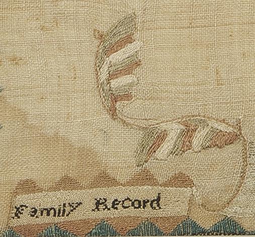 1969.0430 A Sampler, Detail 7