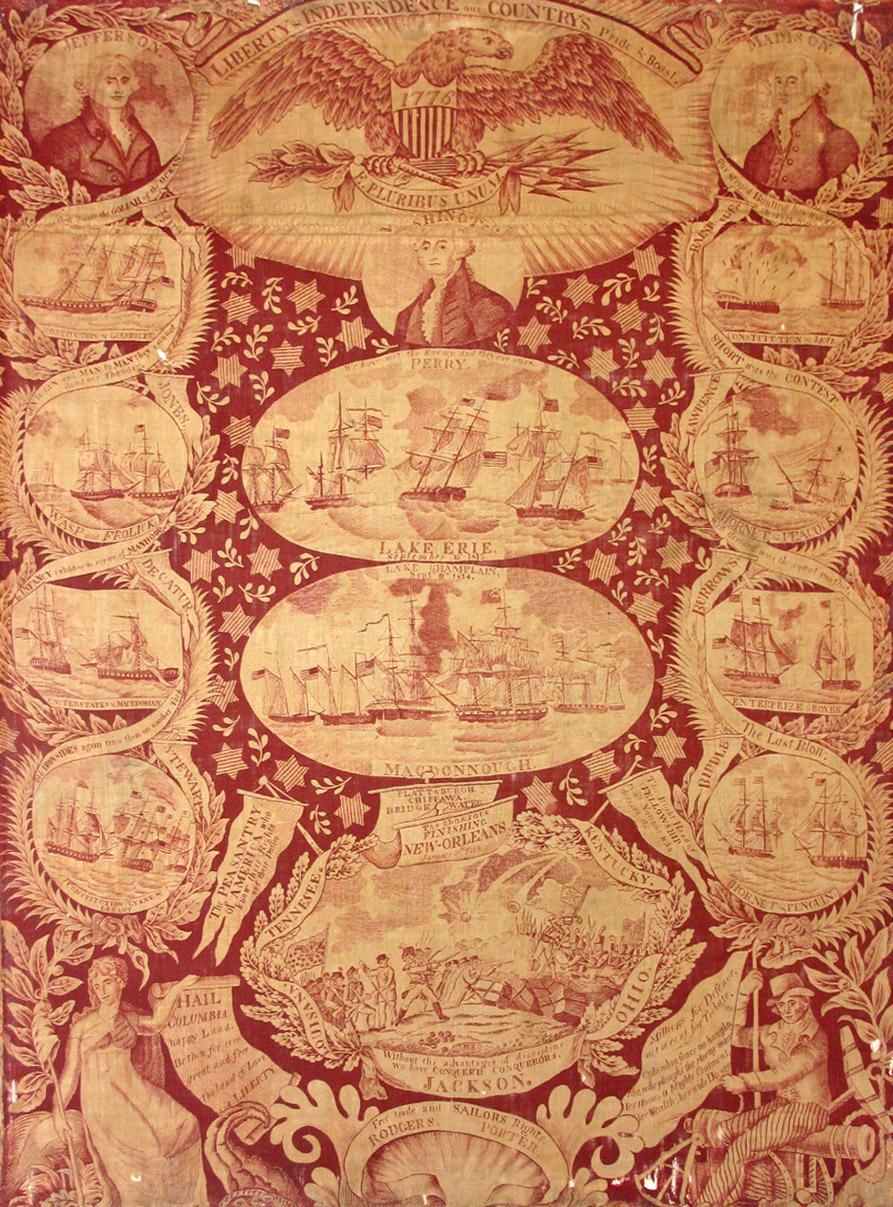 T129 textile, printed design repeat
