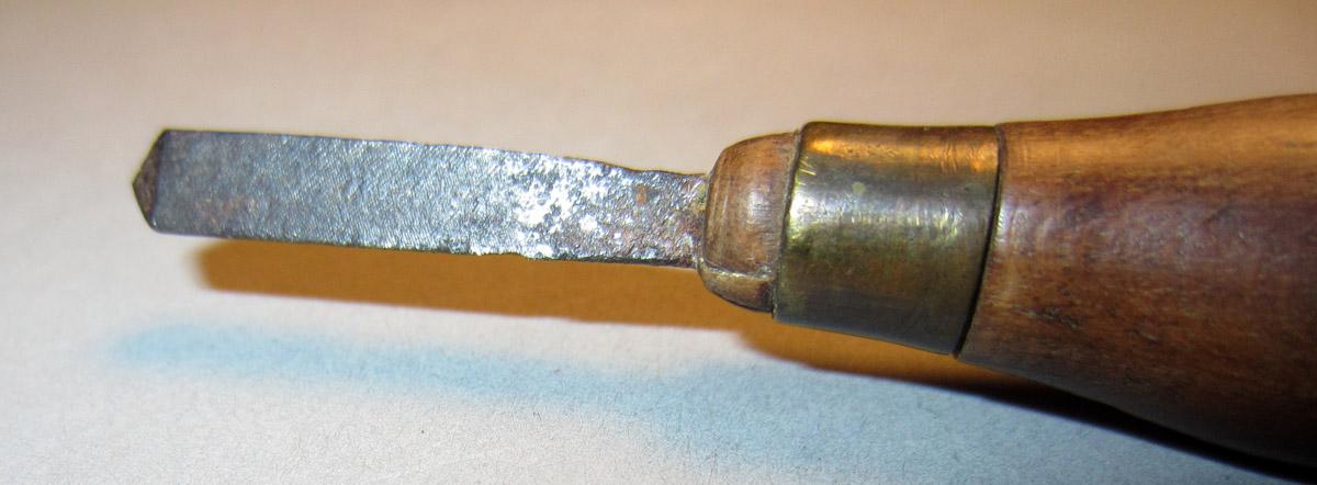 1957.0026.603 Lathe tool, Detail