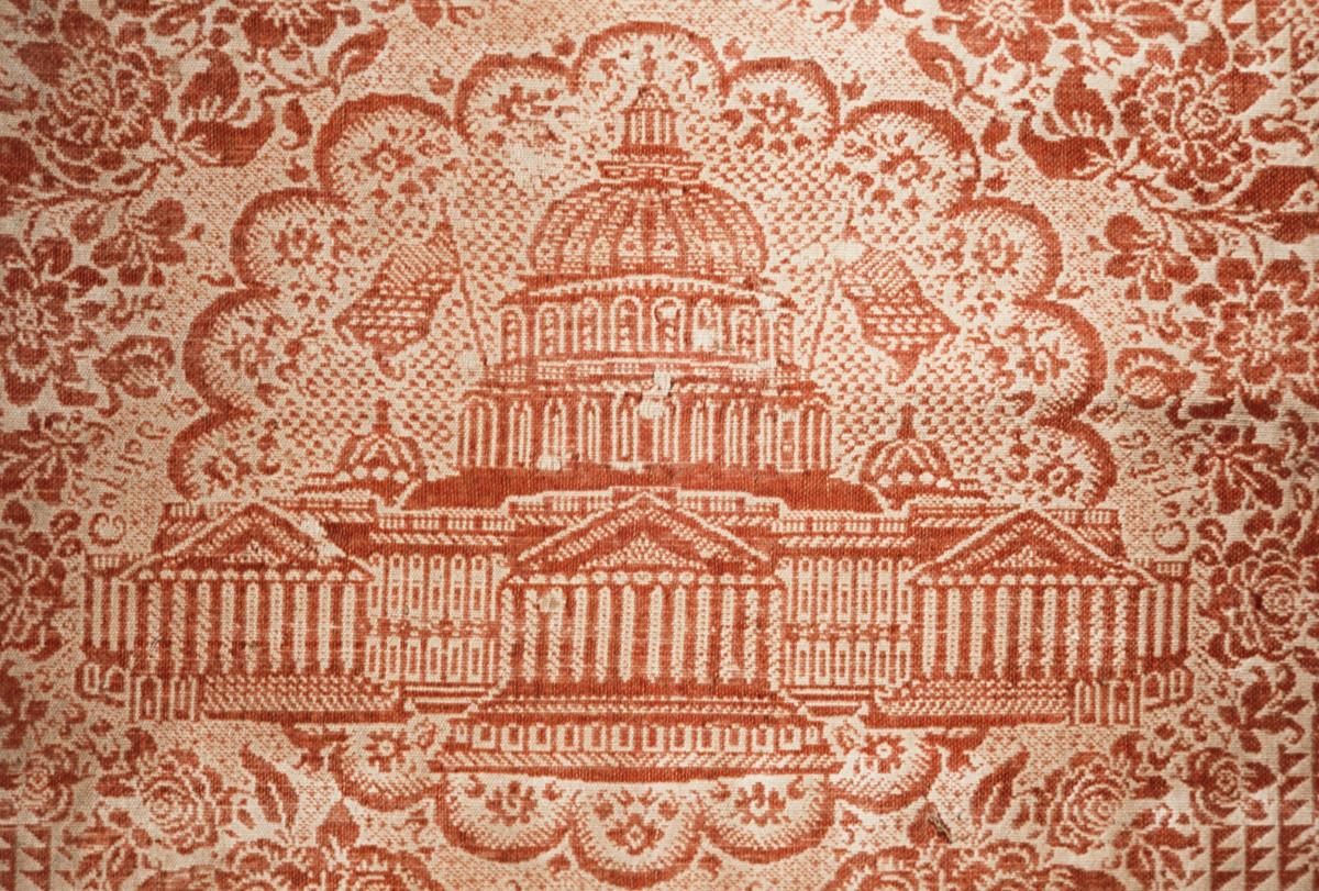 1969.0445 Coverlet (detail)