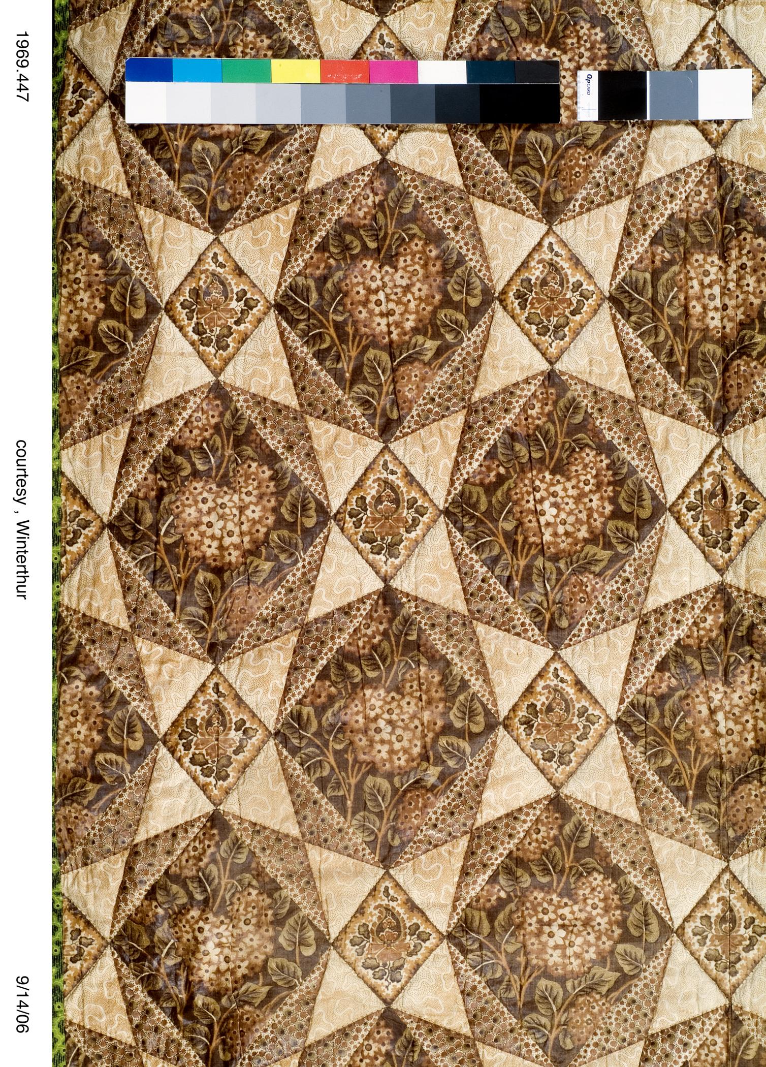 1969.0447 Quilt, detail 1