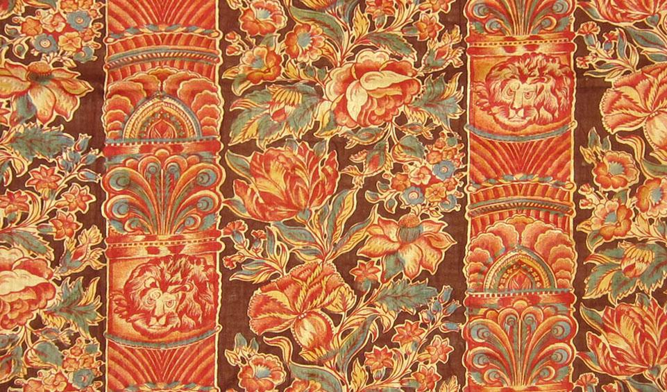 T2065 textile, printed design repeat
