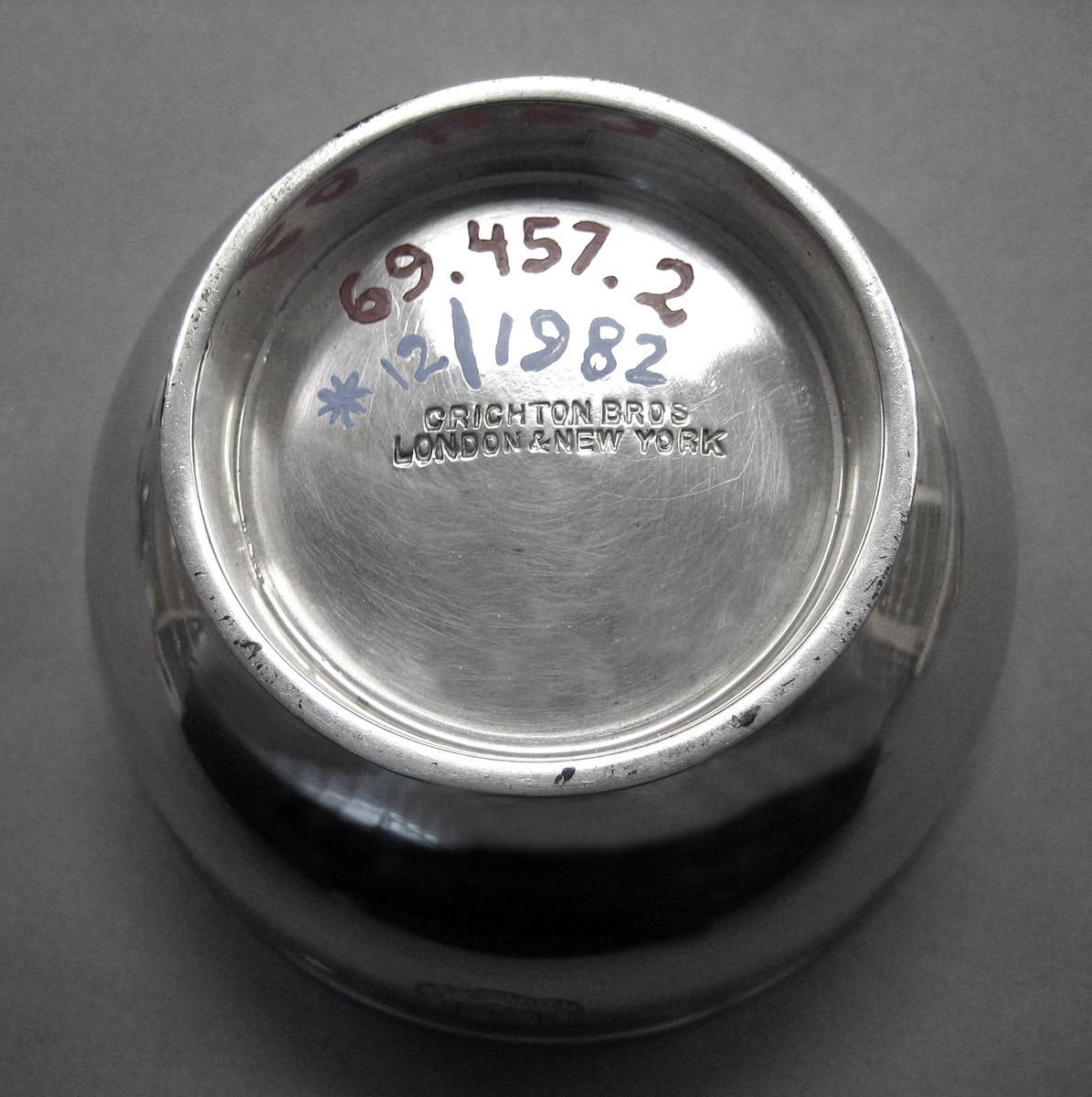 1969.0457.002 Silver Bowl underside