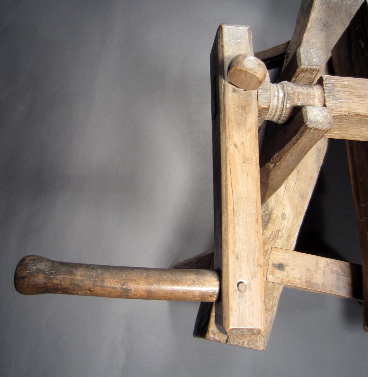 1957.0026.612 A-F Grindstone and frame, Handle