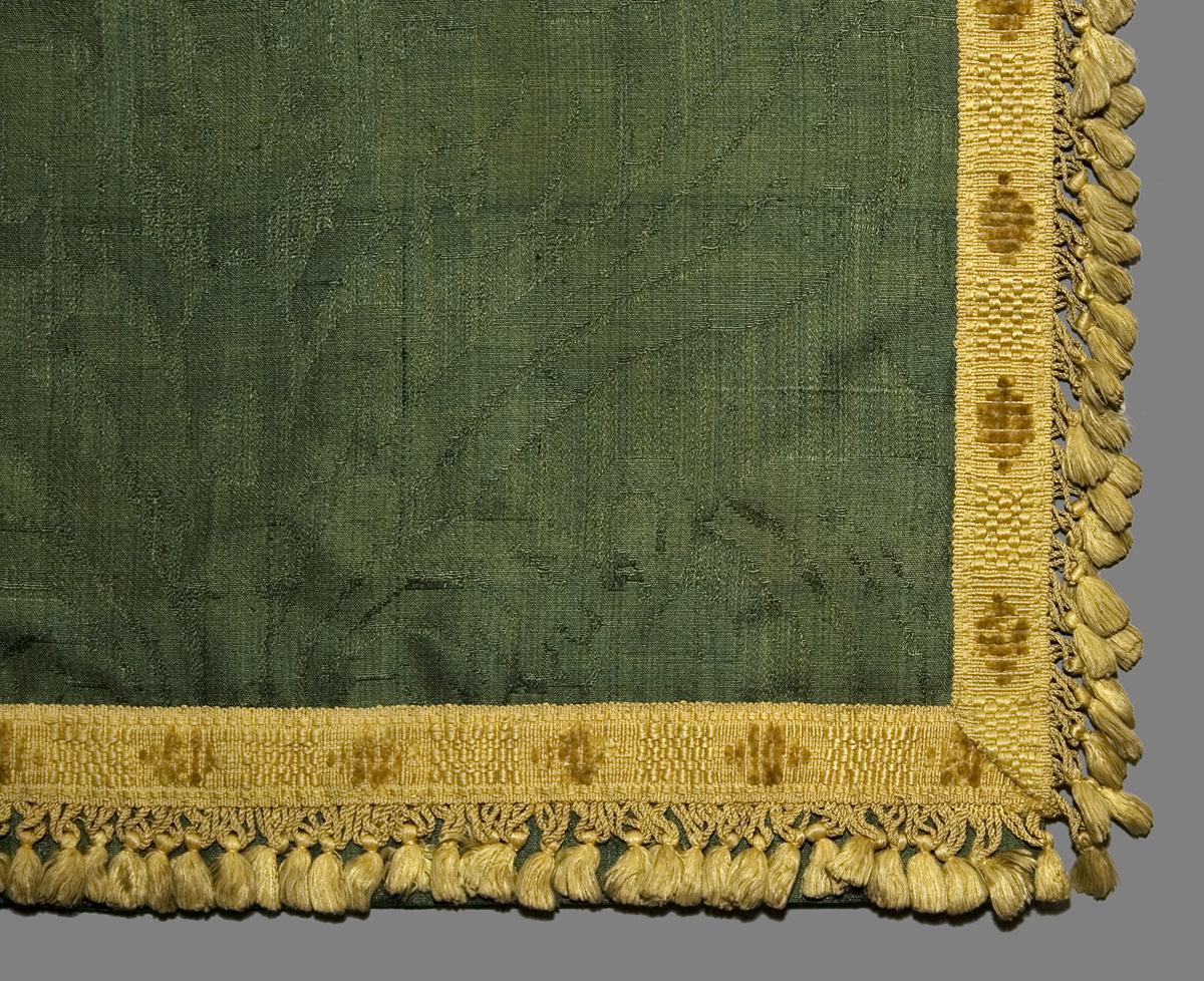 1969.0508 A Window Hanging, Side Curtain, Edge Detail