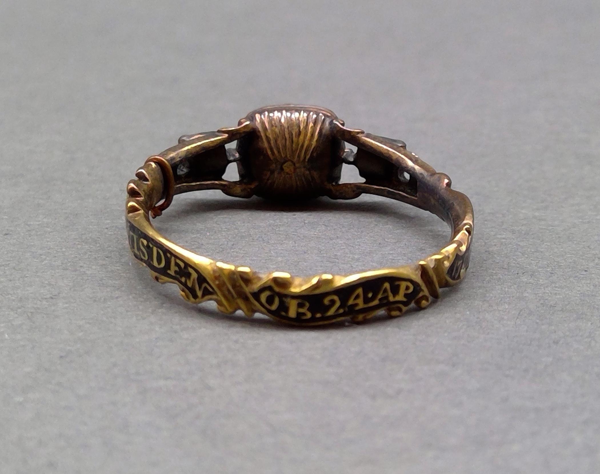 1969.0527 Ring (finger), Mourning ring, view9