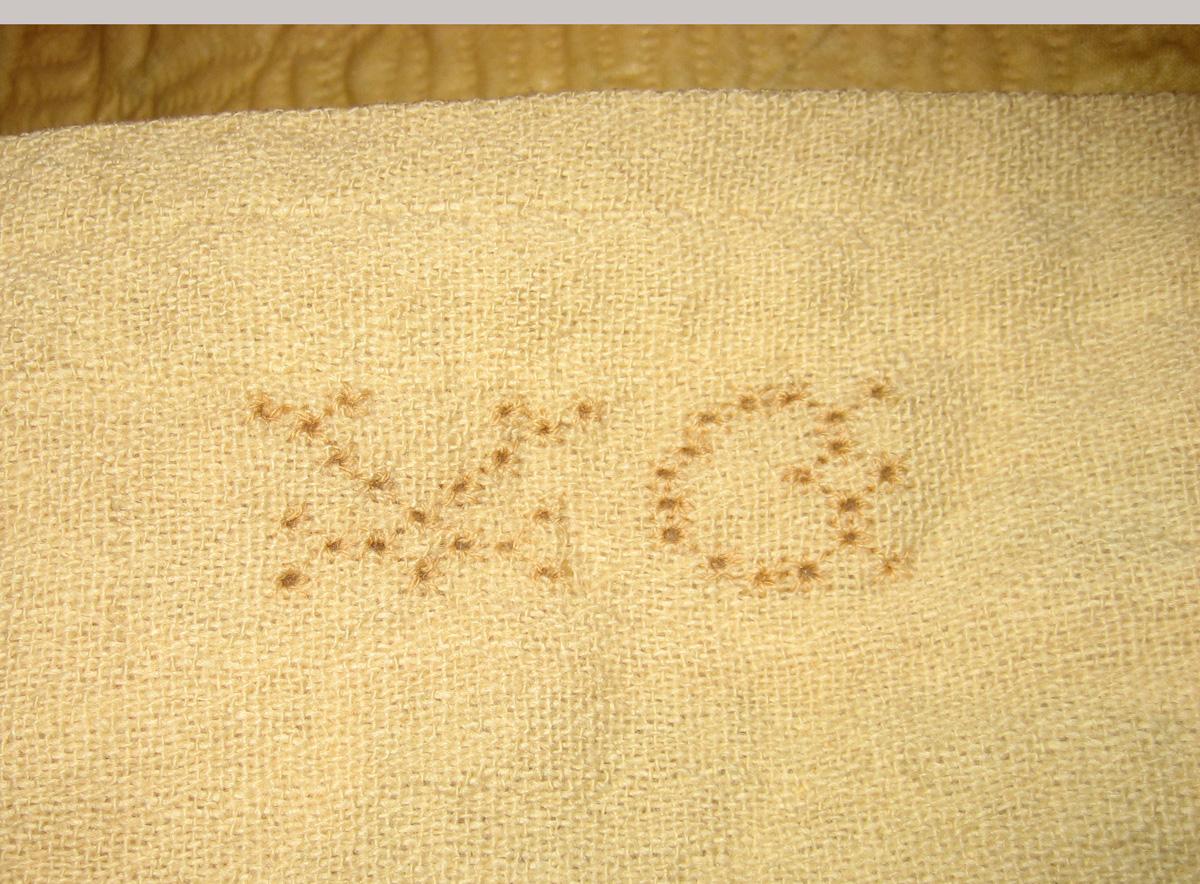 1959.0560 Quilt mark detail