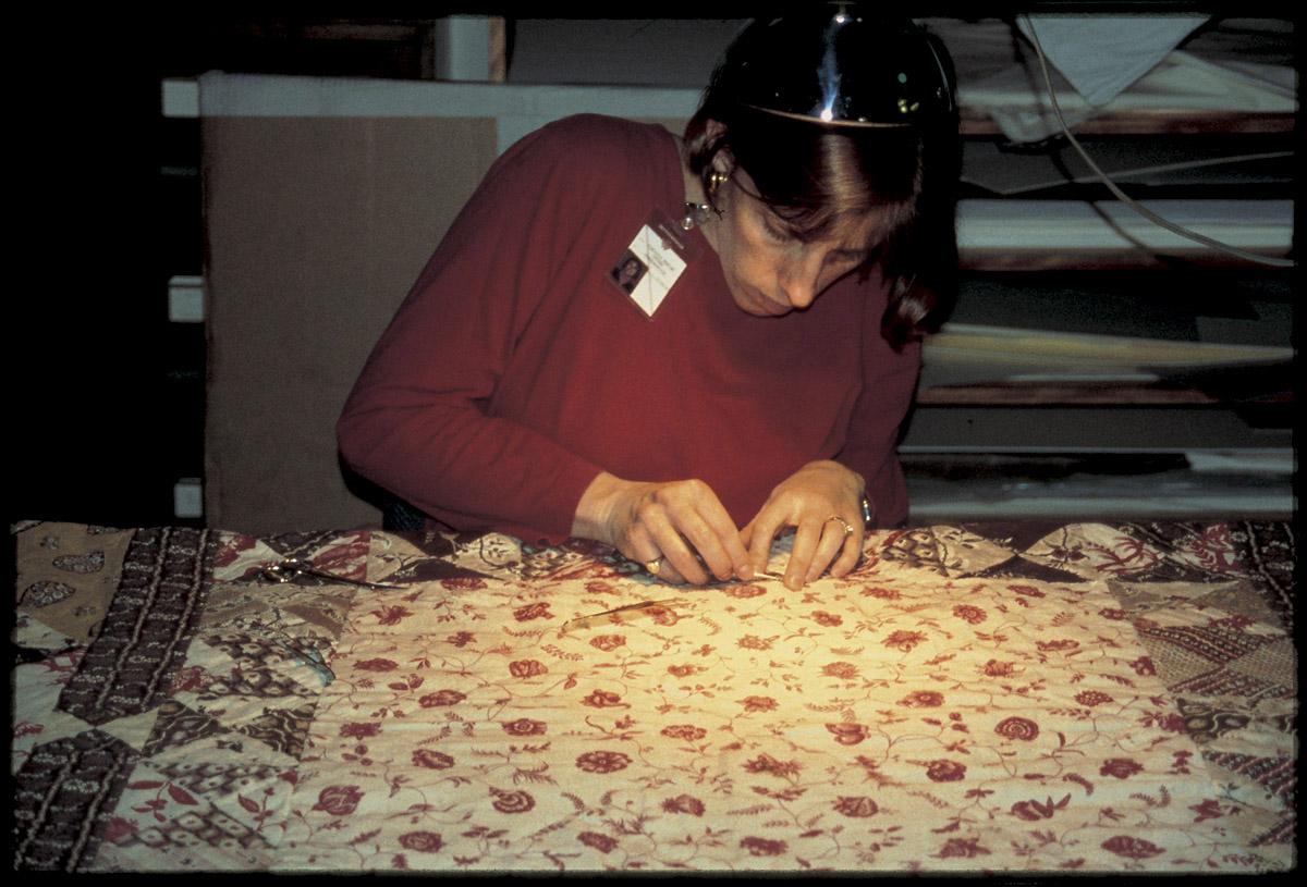 1969.0566 Quilt, detail 3
