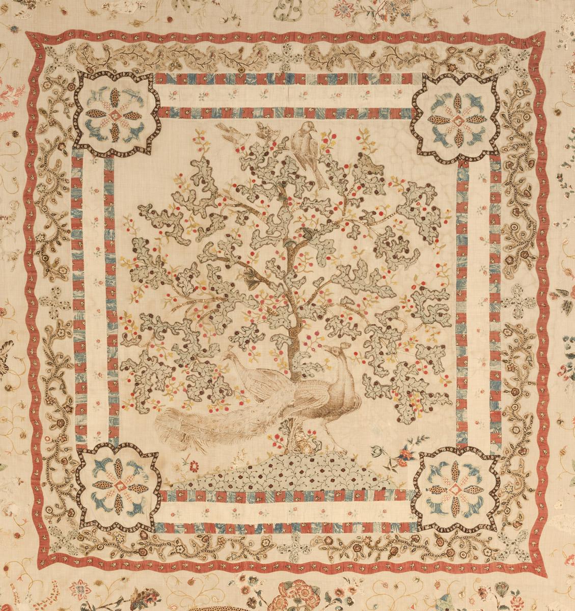 1969.0568 Bedcover, detail 1