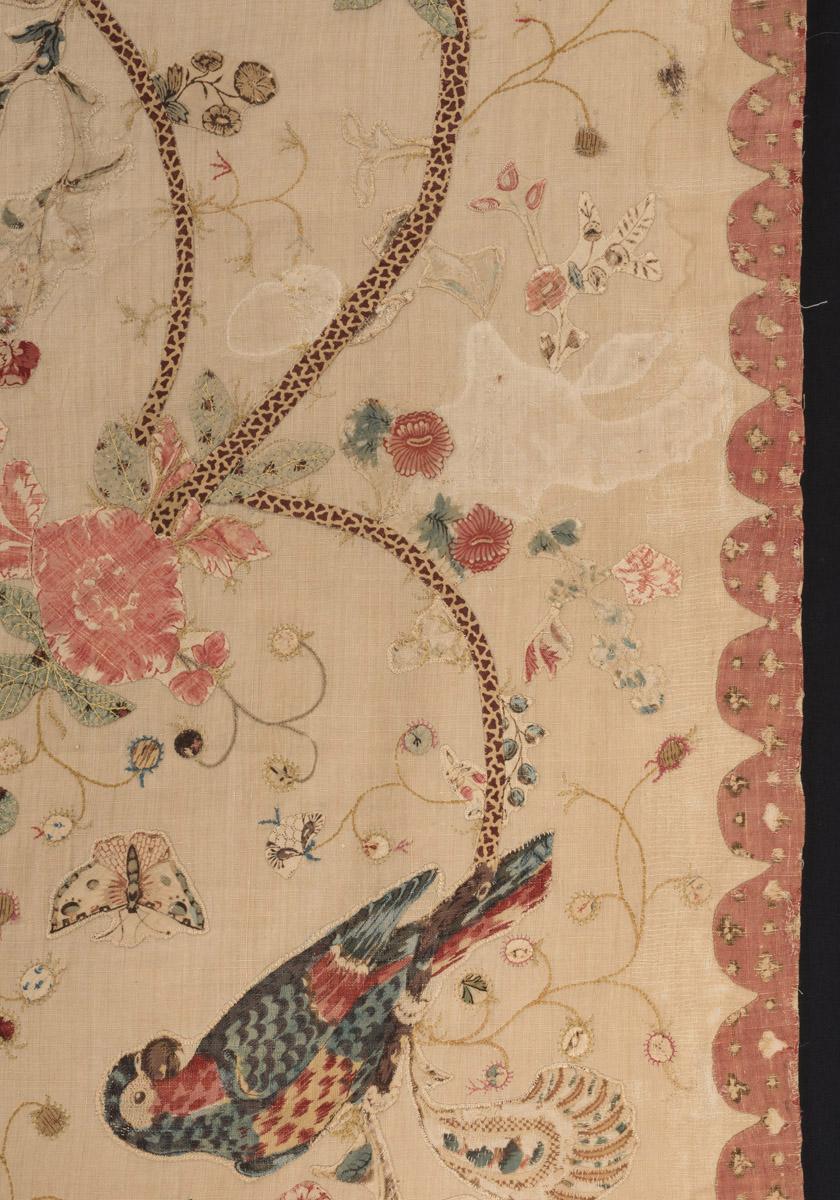 1969.0568 Bedcover, detail 3