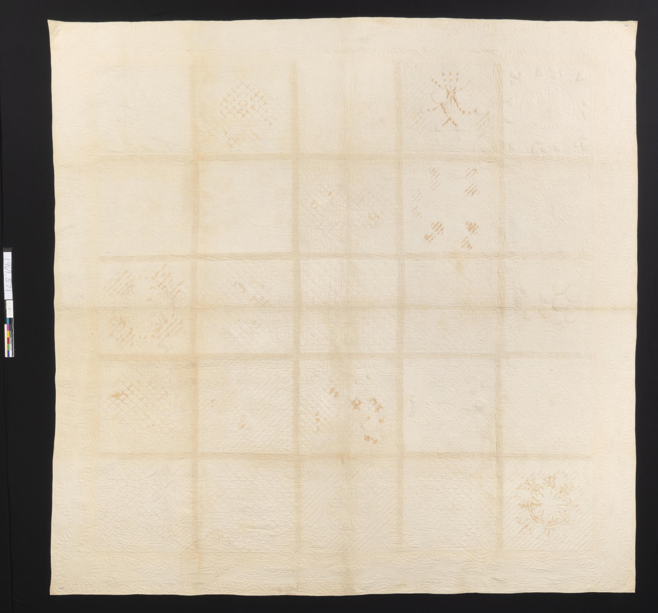 1969.0571 Quilt, view 2, reverse