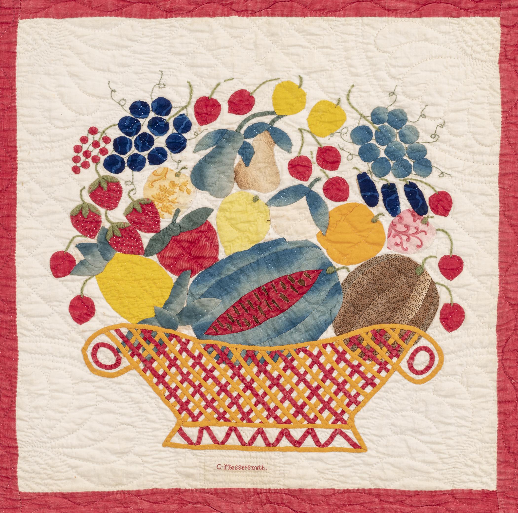 1969.0571 Quilt, detail 8