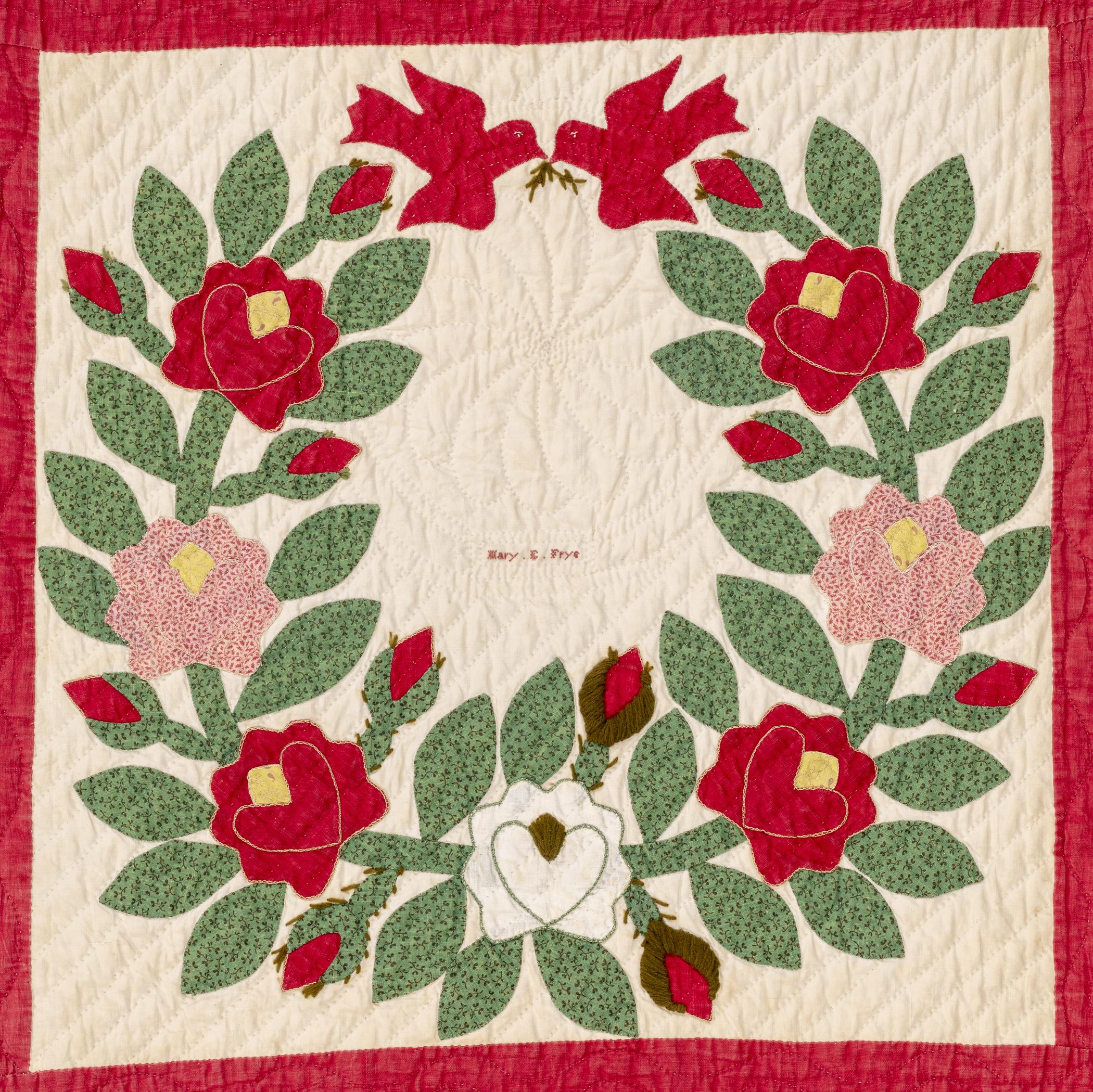 1969.0571 Quilt, detail 9
