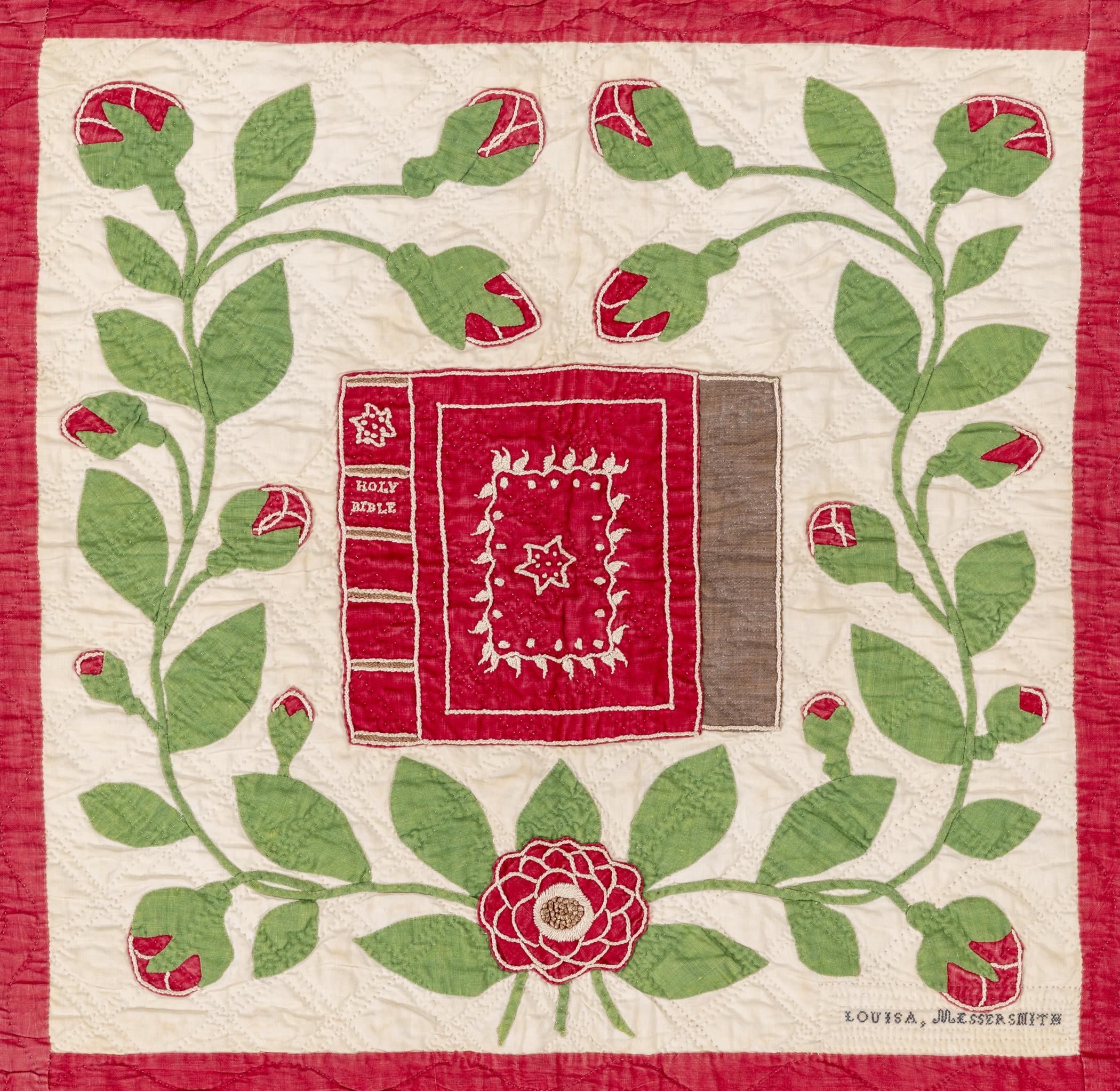 1969.0571 Quilt, detail 13
