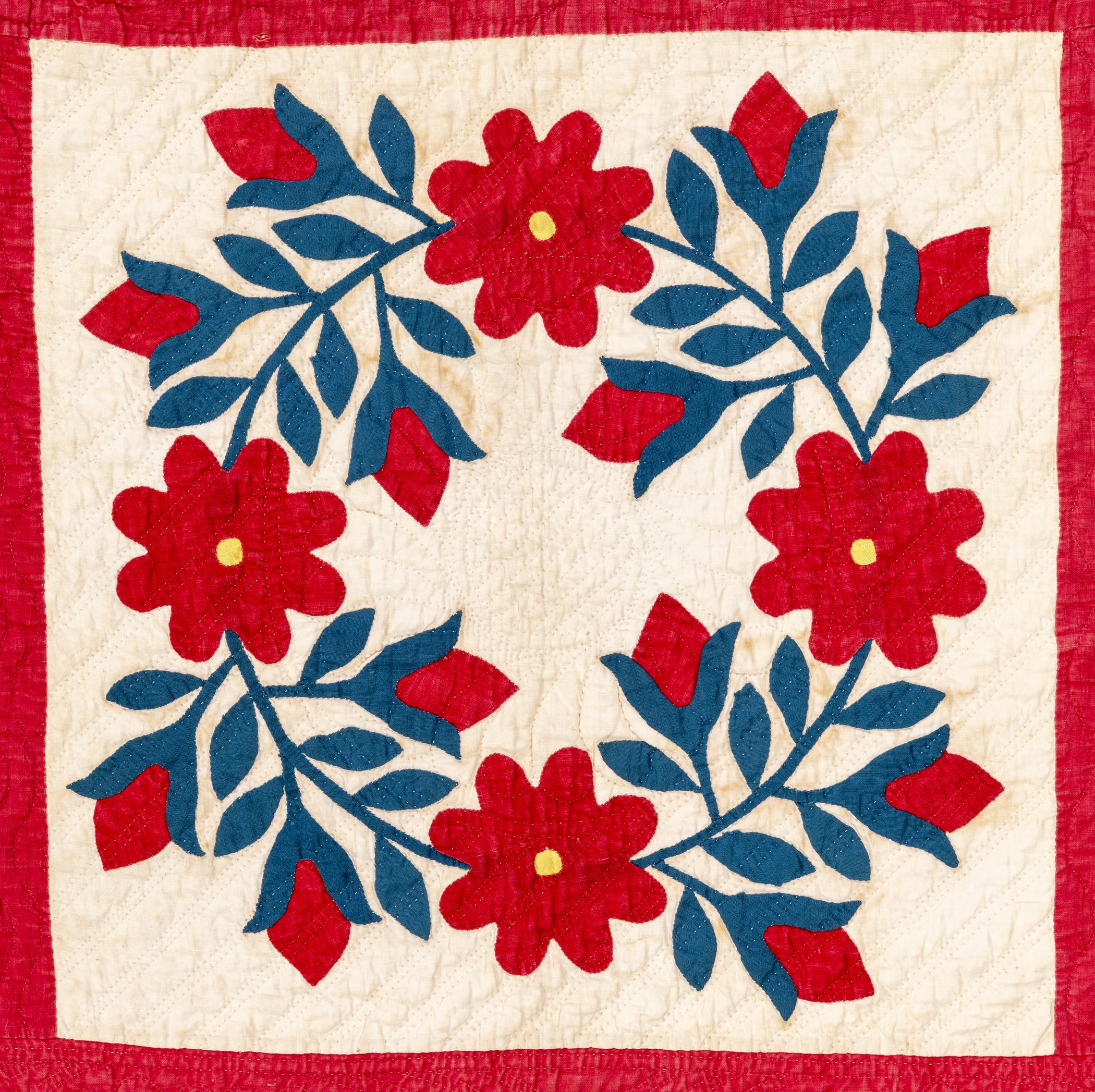 1969.0571 Quilt, detail 15