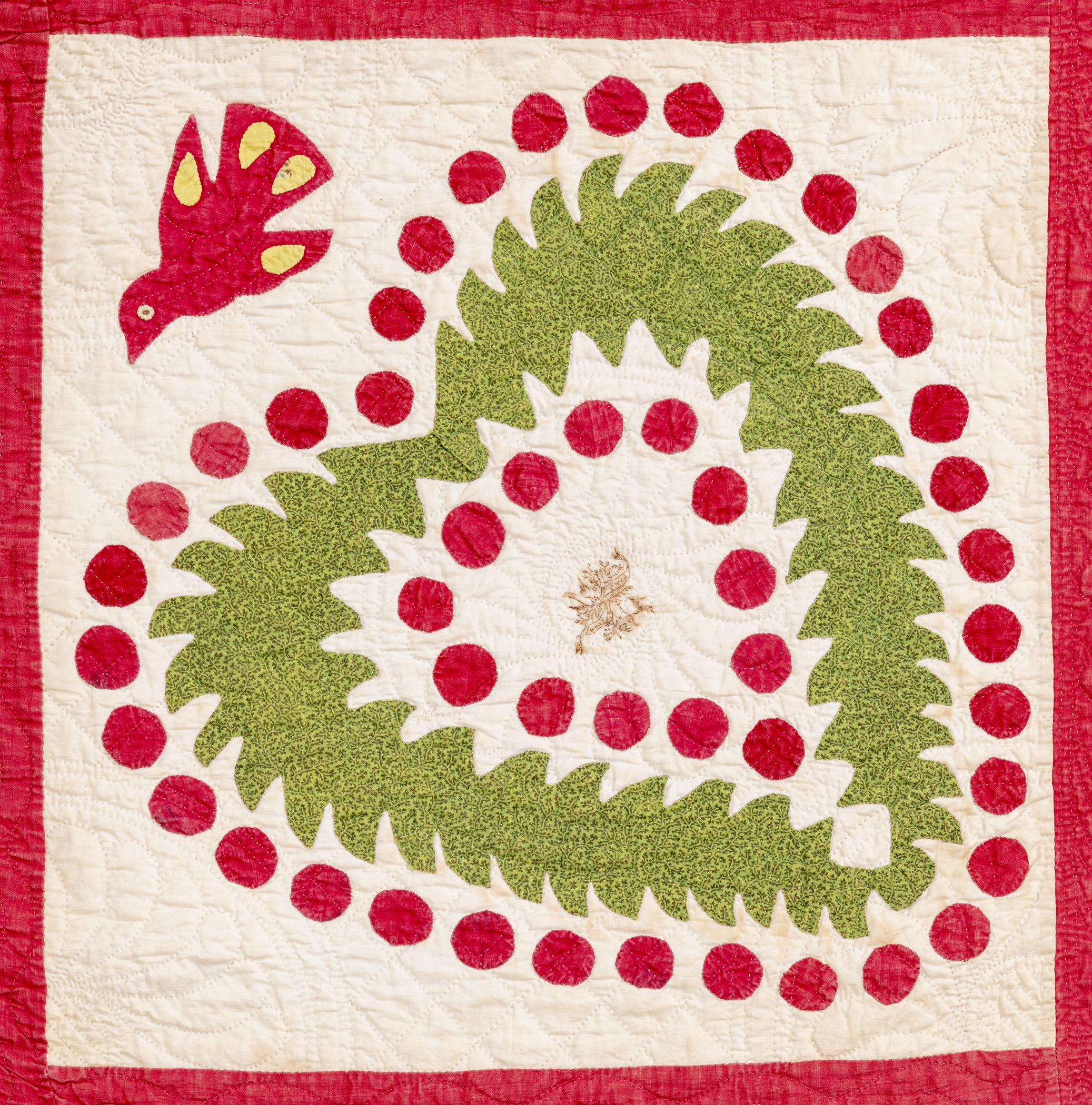 1969.0571 Quilt, detail 16