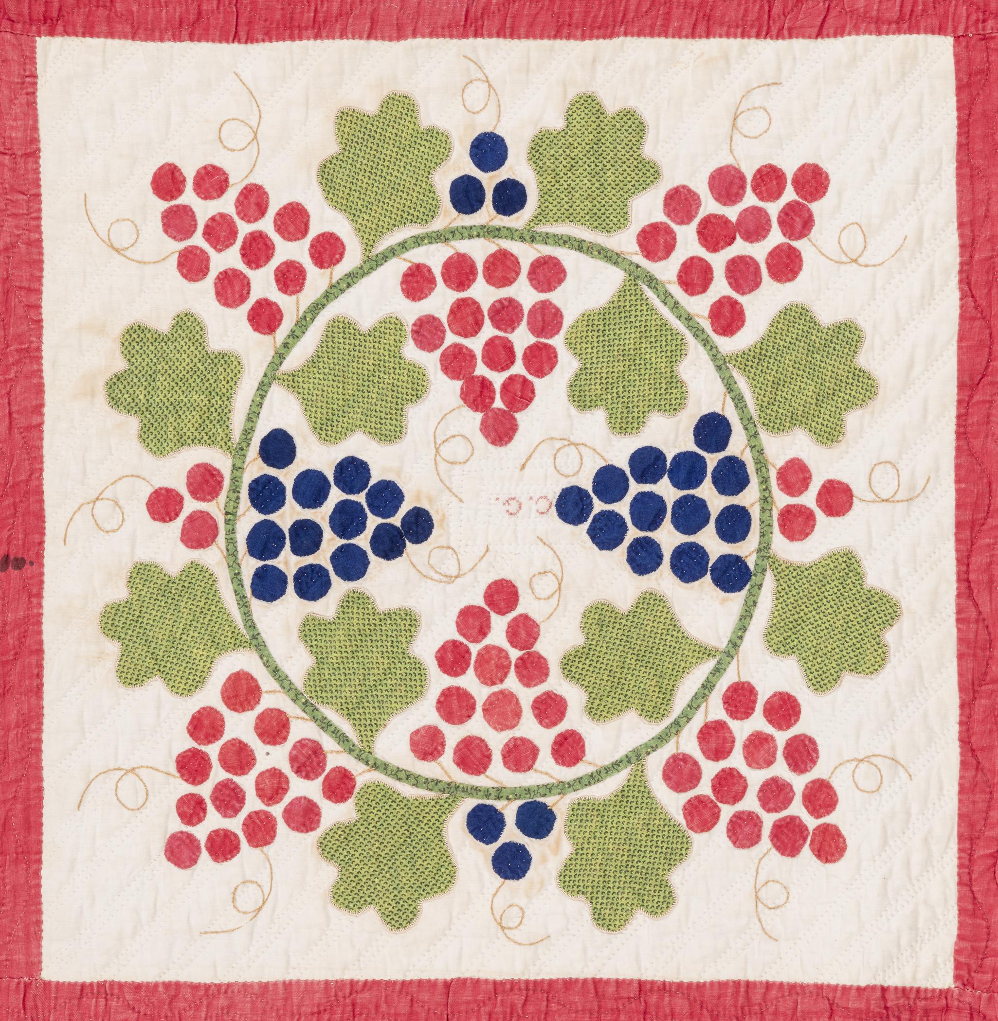 1969.0571 Quilt, detail 19