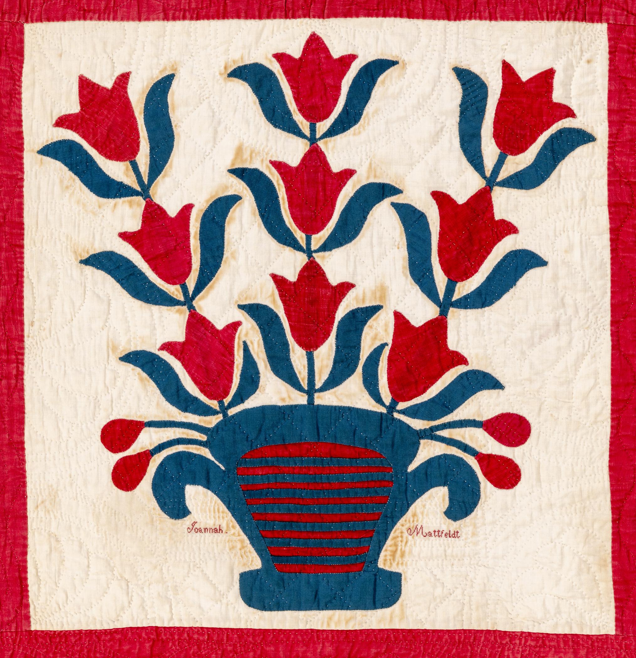 1969.0571 Quilt, detail 20