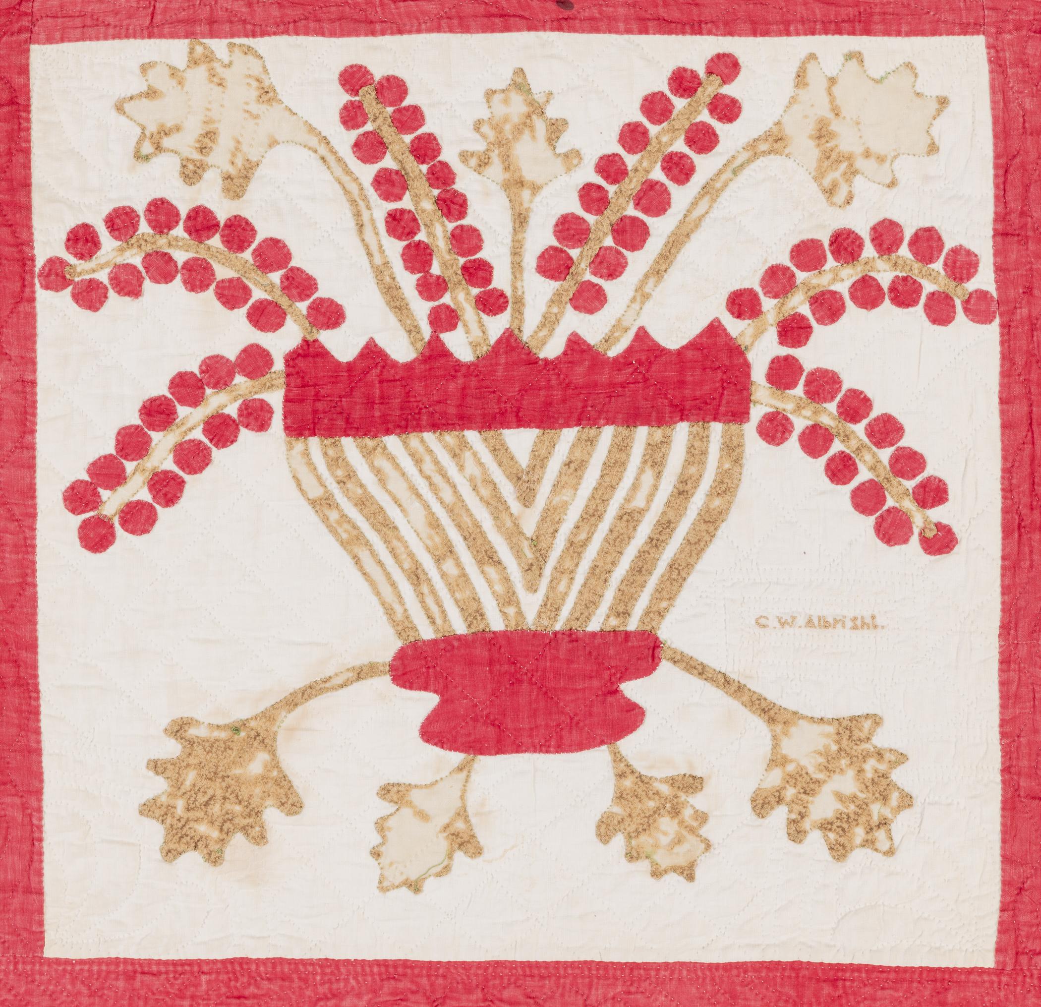 1969.0571 Quilt, detail 24