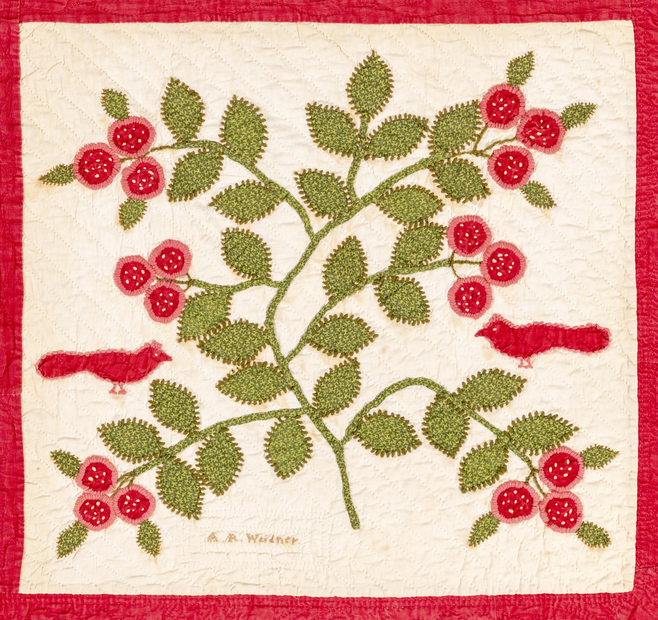 1969.0571 Quilt, detail 25