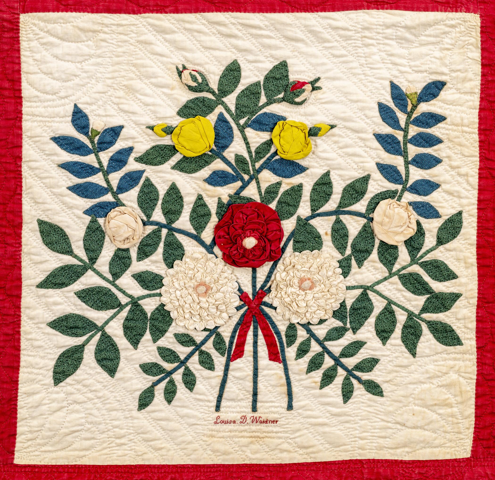 1969.0571 Quilt, detail 2