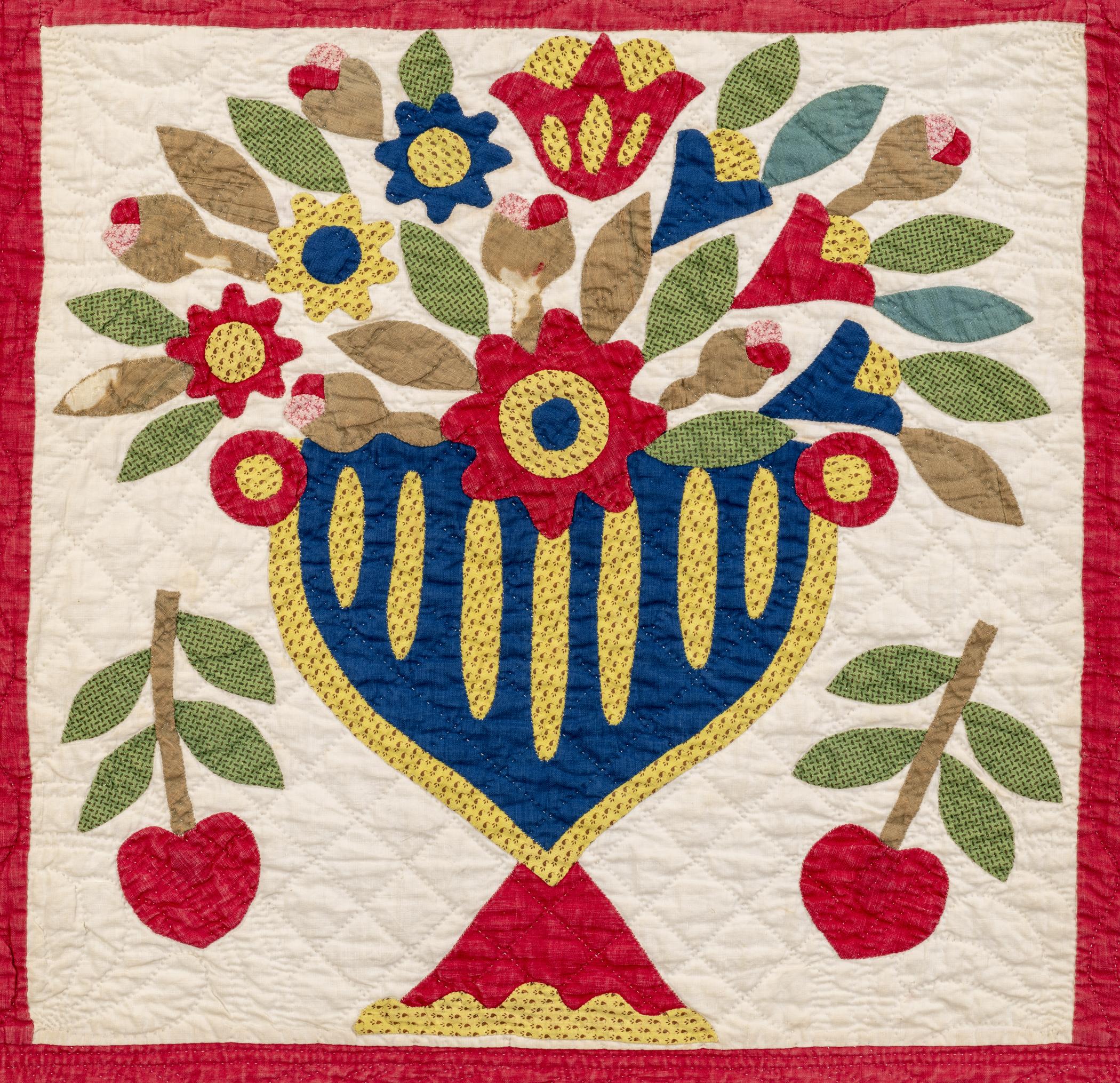 1969.0571 Quilt, detail 4
