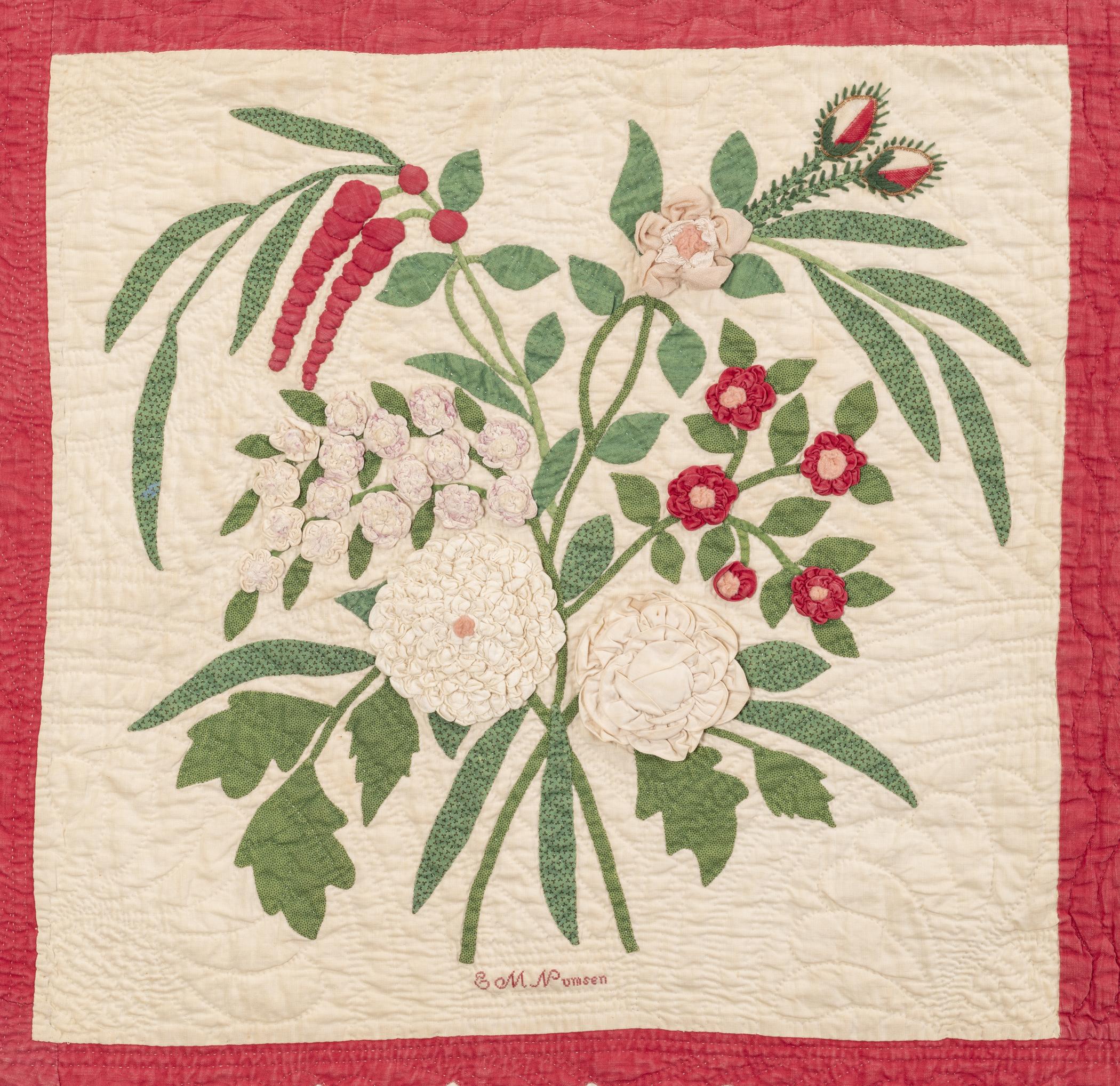1969.0571 Quilt, detail 5