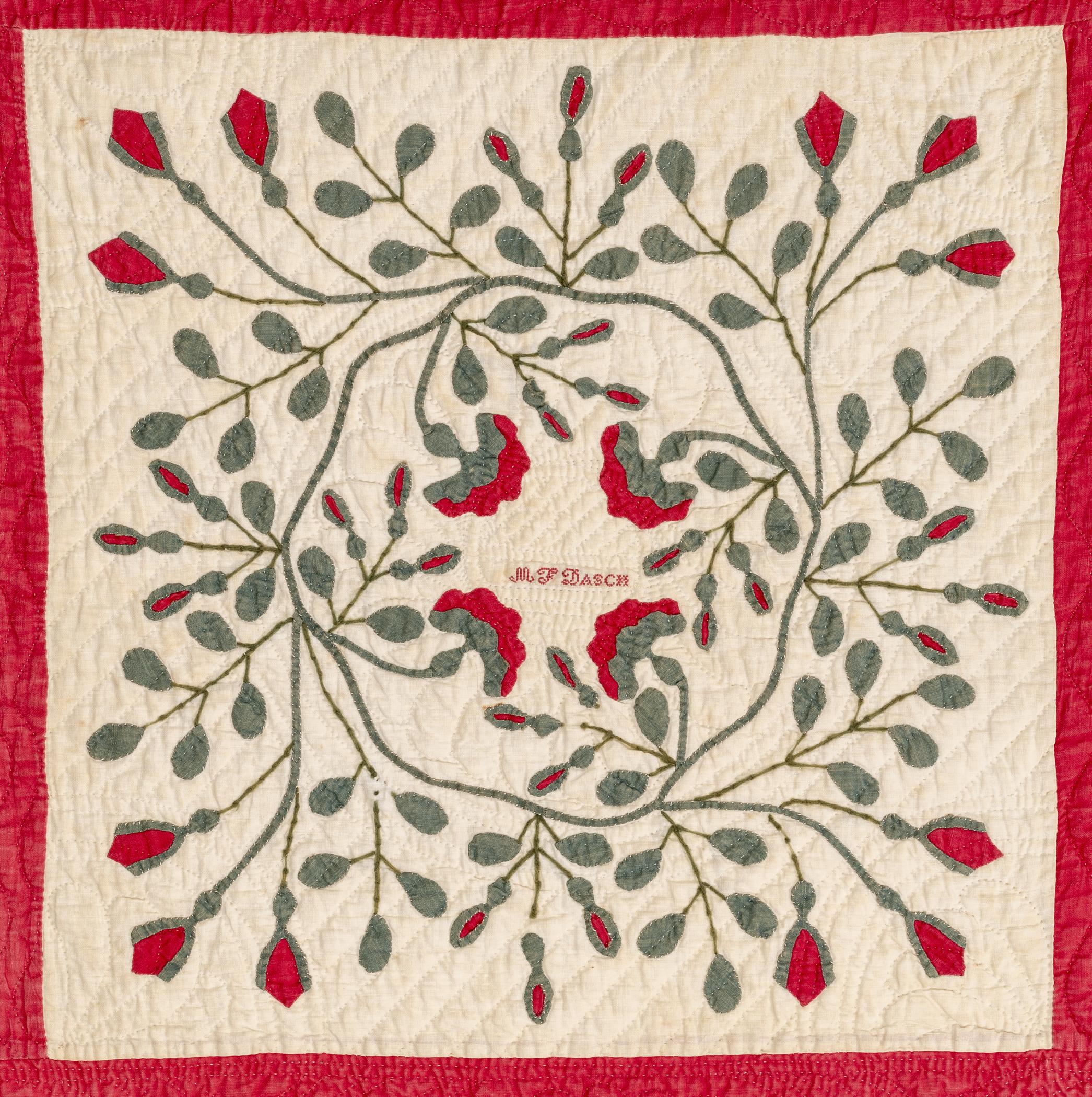 1969.0571 Quilt, detail 6