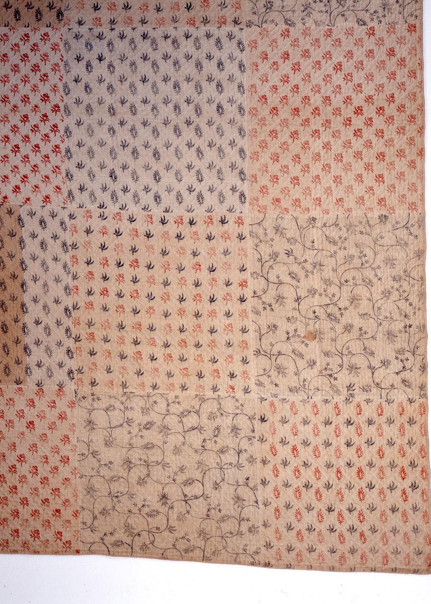1969.0575 Quilt, detail 12