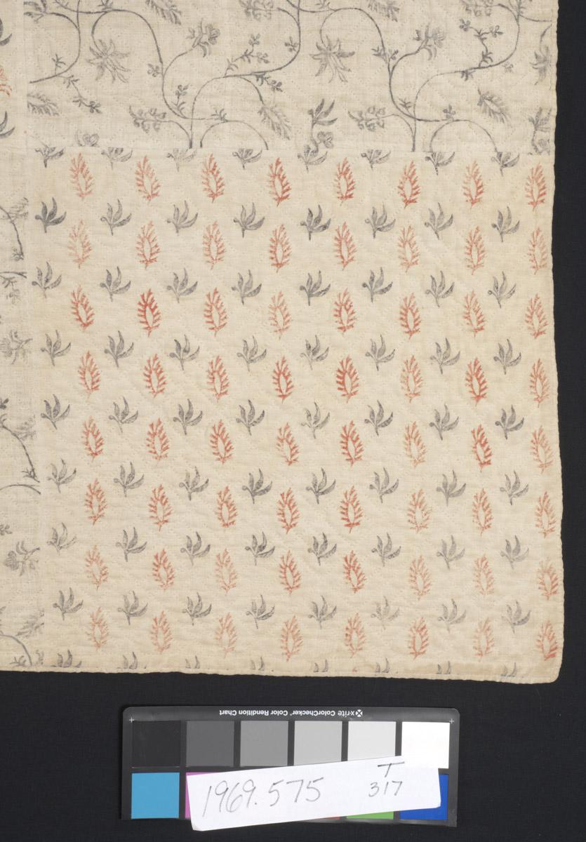 1969.0575 Quilt, detail 1