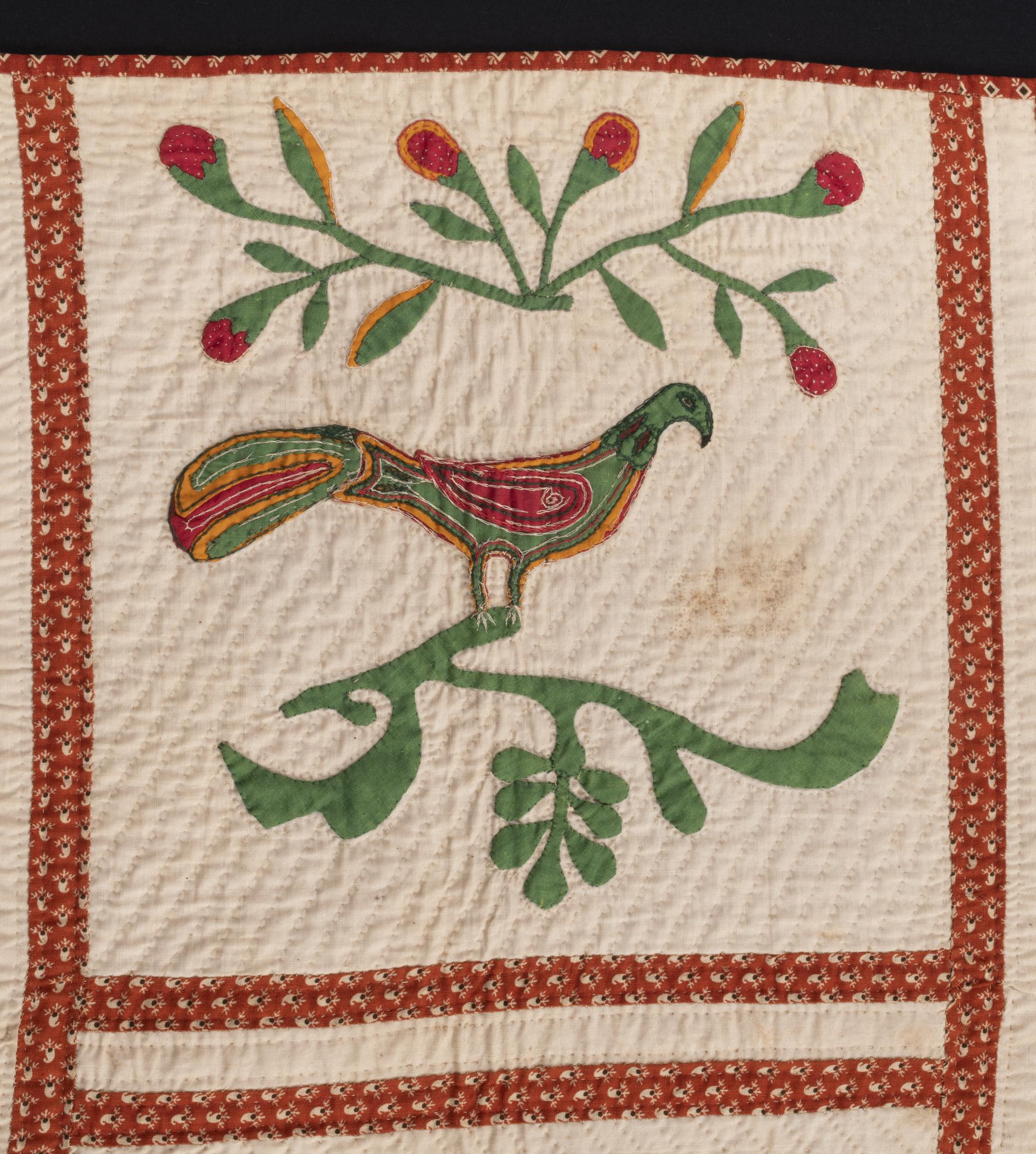 1969.0585 Quilt, detail 1