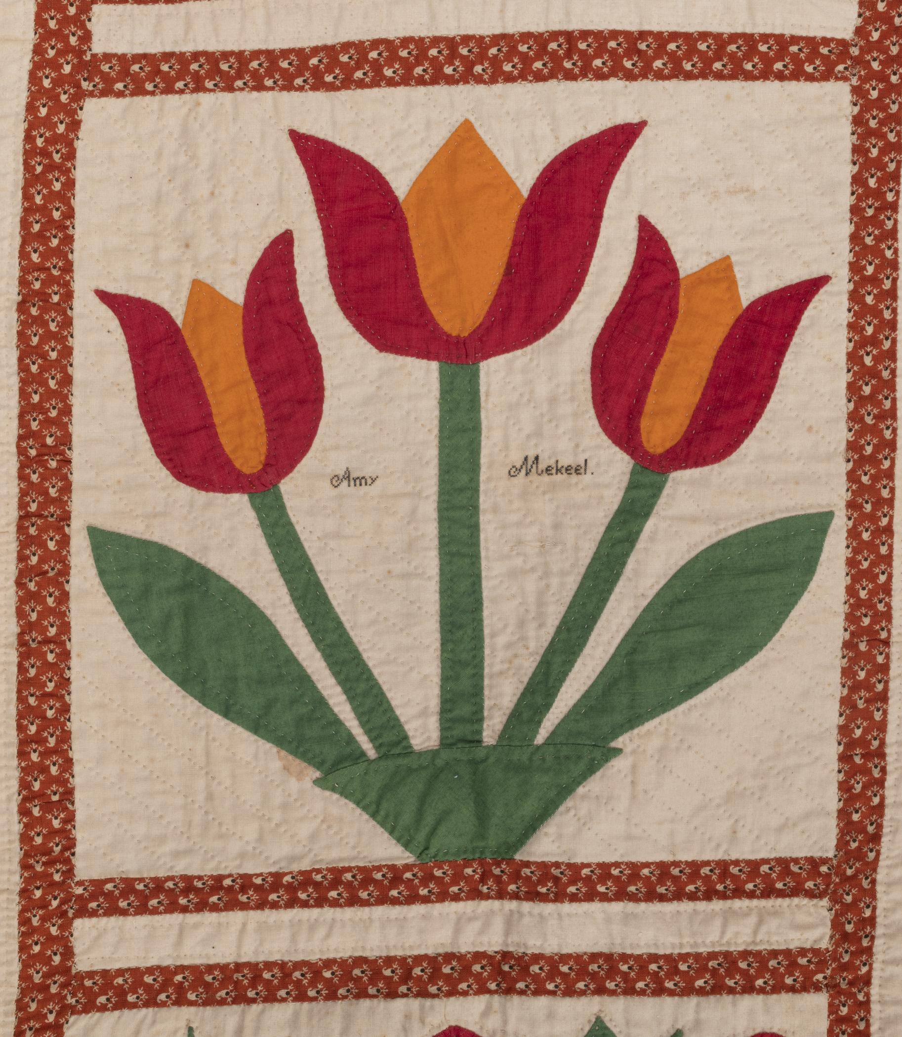 1969.0585 Quilt, detail 2