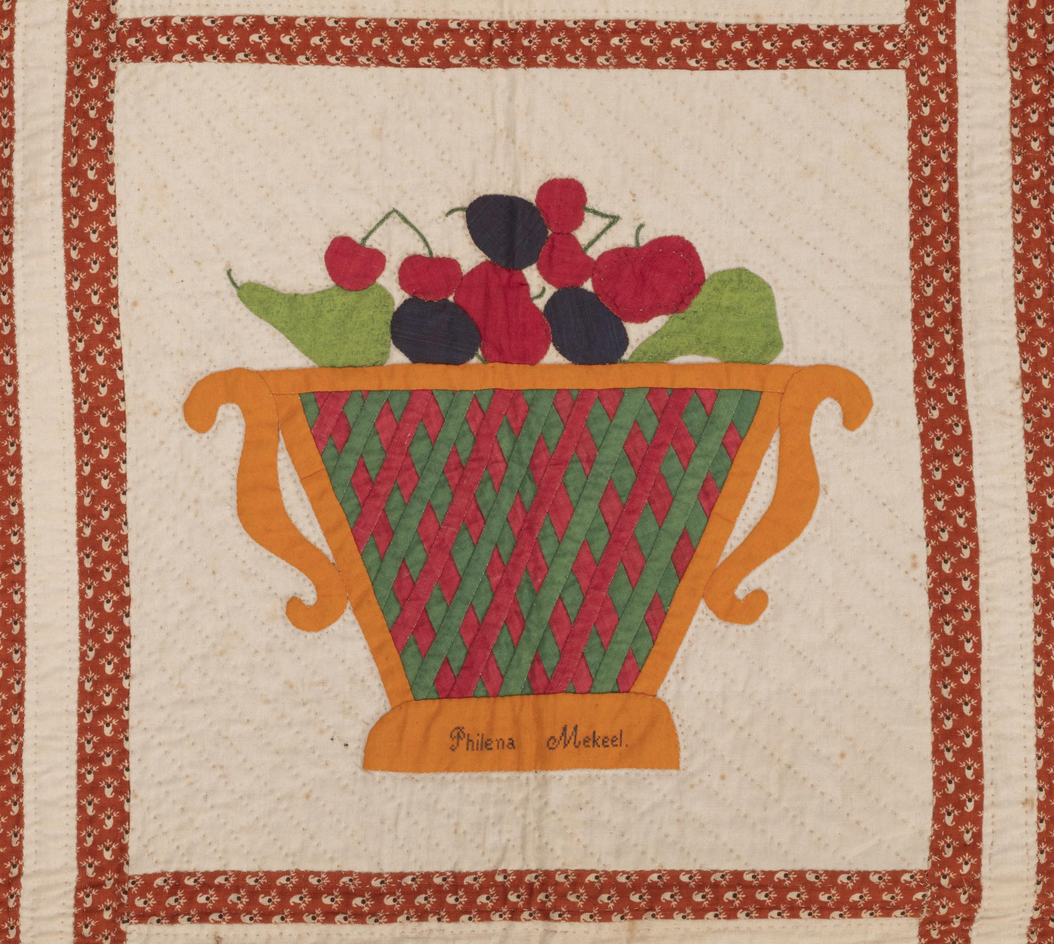 1969.0585 Quilt, detail 5